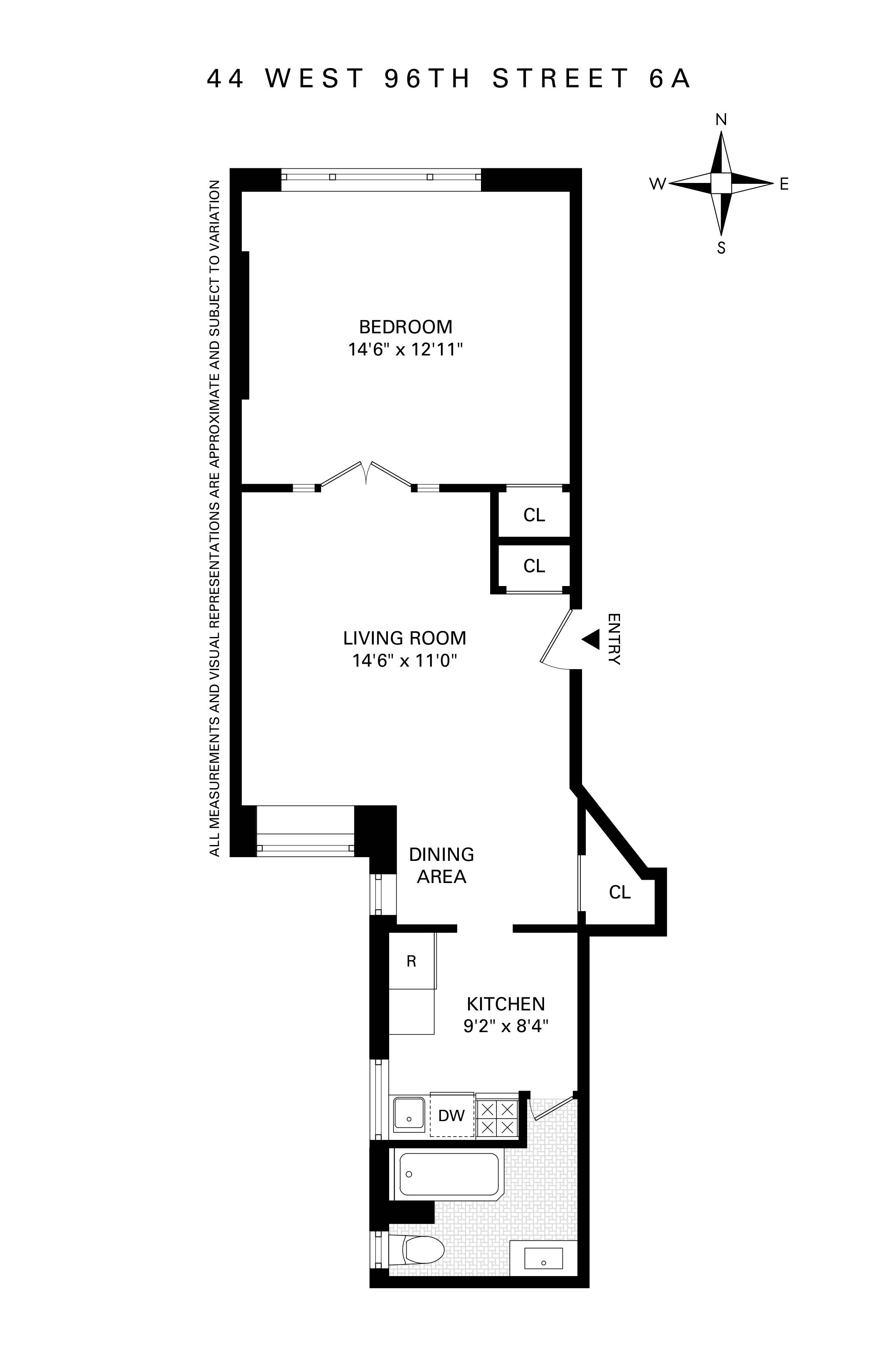 Cheerful & Bright Top Floor 1 Bedroom - 物件實景