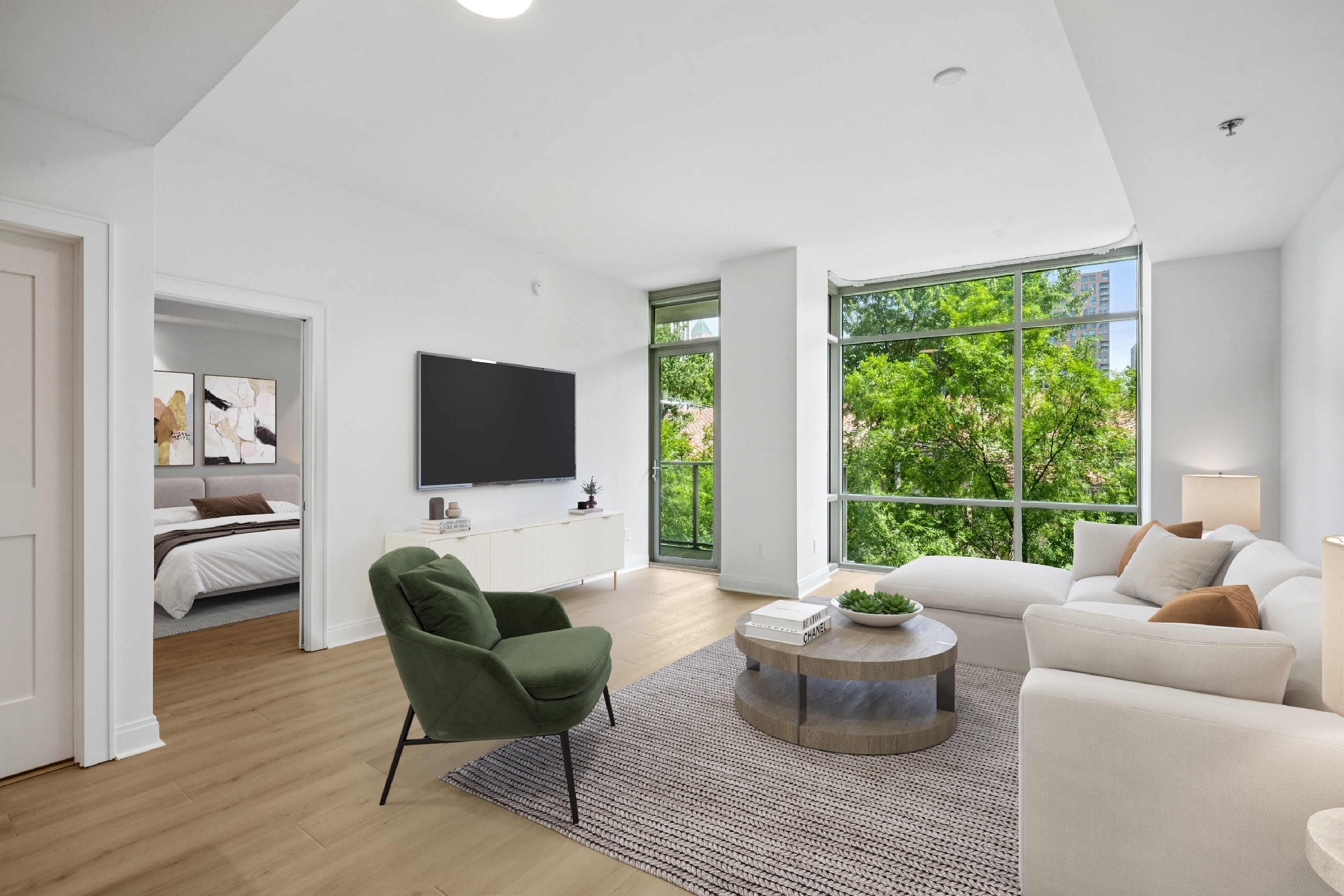  Large One Bedroom Condo in Fantastic Midtown Location - 物件實景