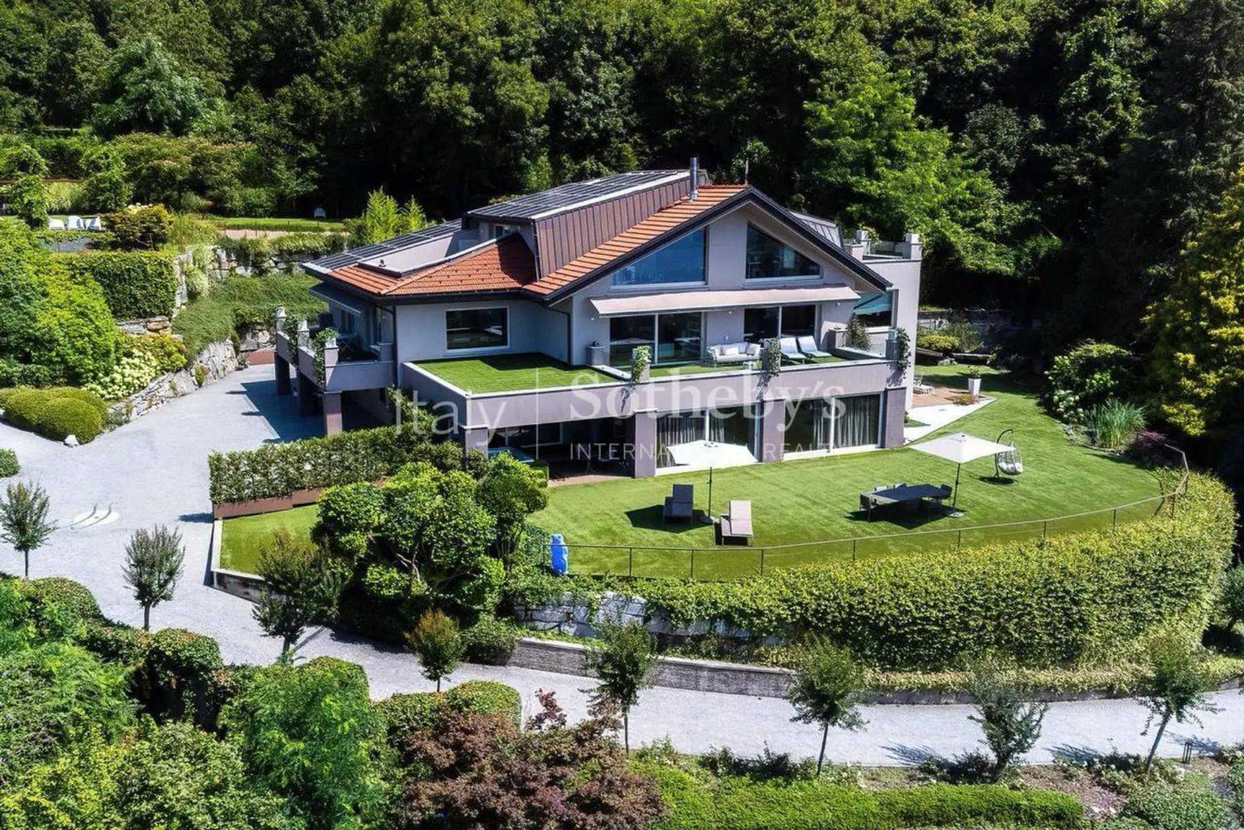  Exclusive modern villa with panoramic lake views and spa - 物件實景