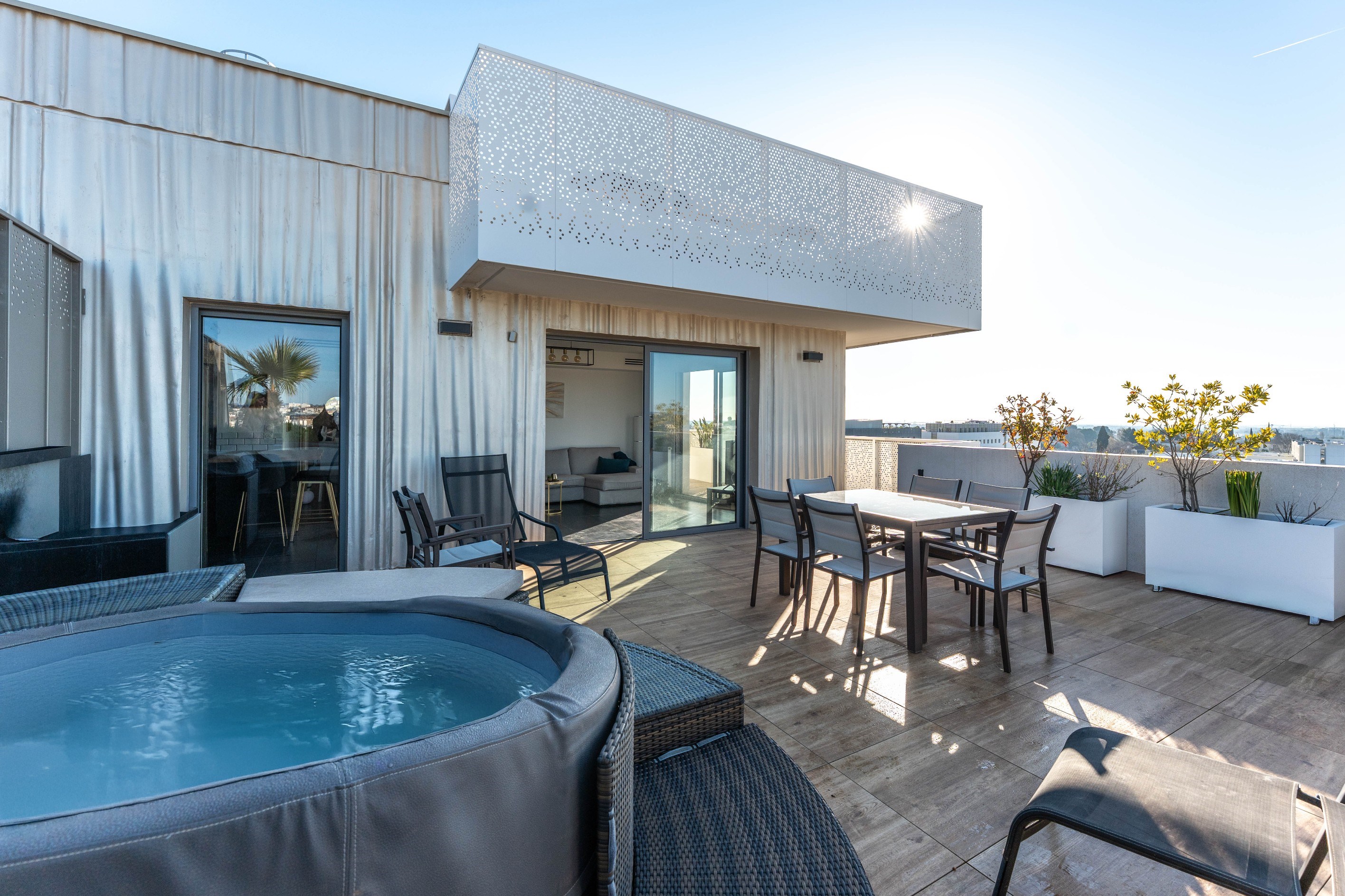  Exceptional apartment with large terrace and jacuzzi – Panoramic view of Montpe… - 物件實景