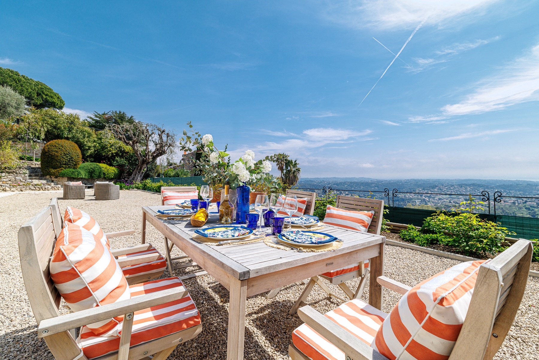  Vence stone house with panoramic sea views and development potential near Nice … - 物件實景