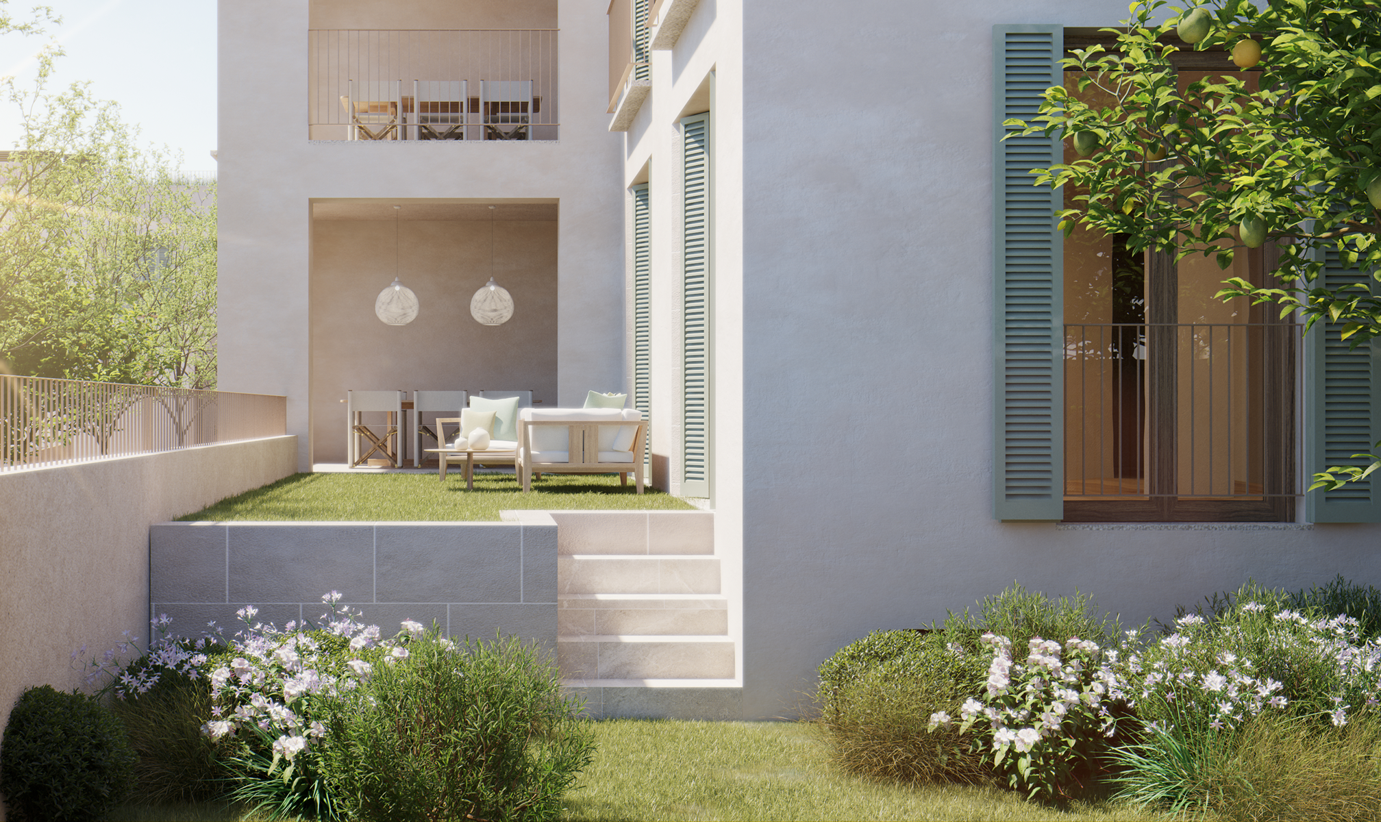  Contemporary flat with sea views, pool, and private garden in Palma - 物件實景