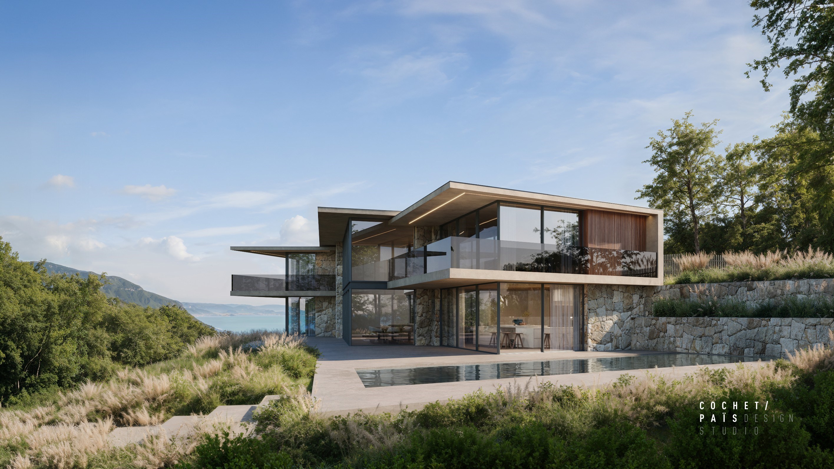  Sea view villa with approved renovation permit in Théoule-sur-Mer - 物件實景