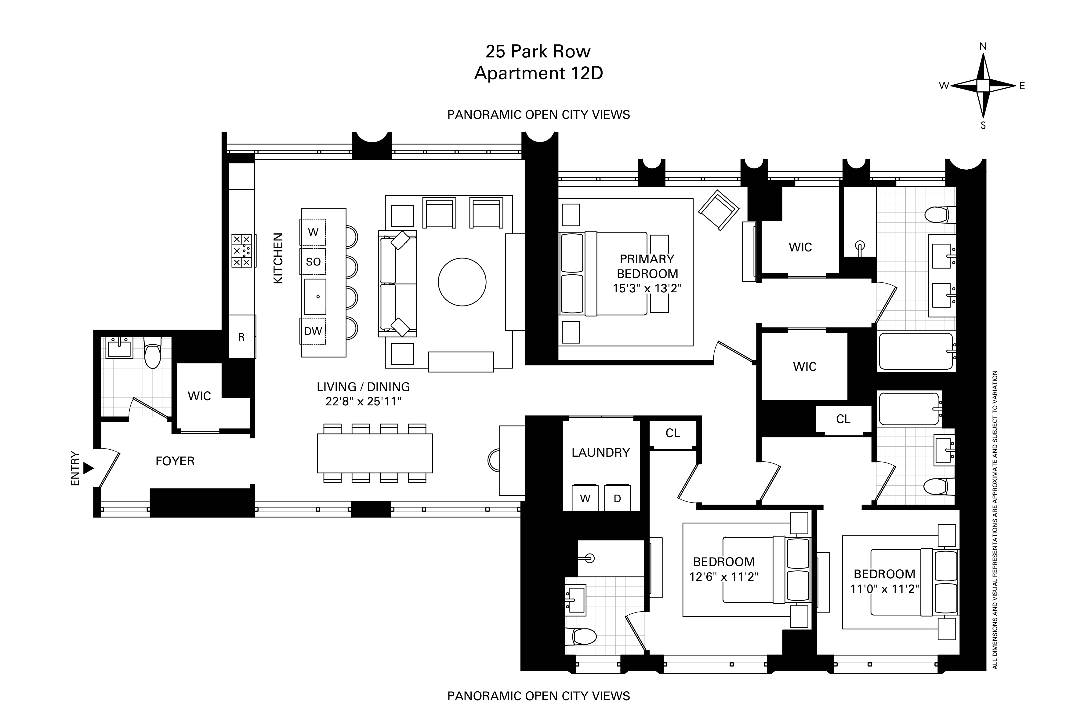 Panoramic Park Row 3 Bed, 3.5 Bath Residence - 物件實景