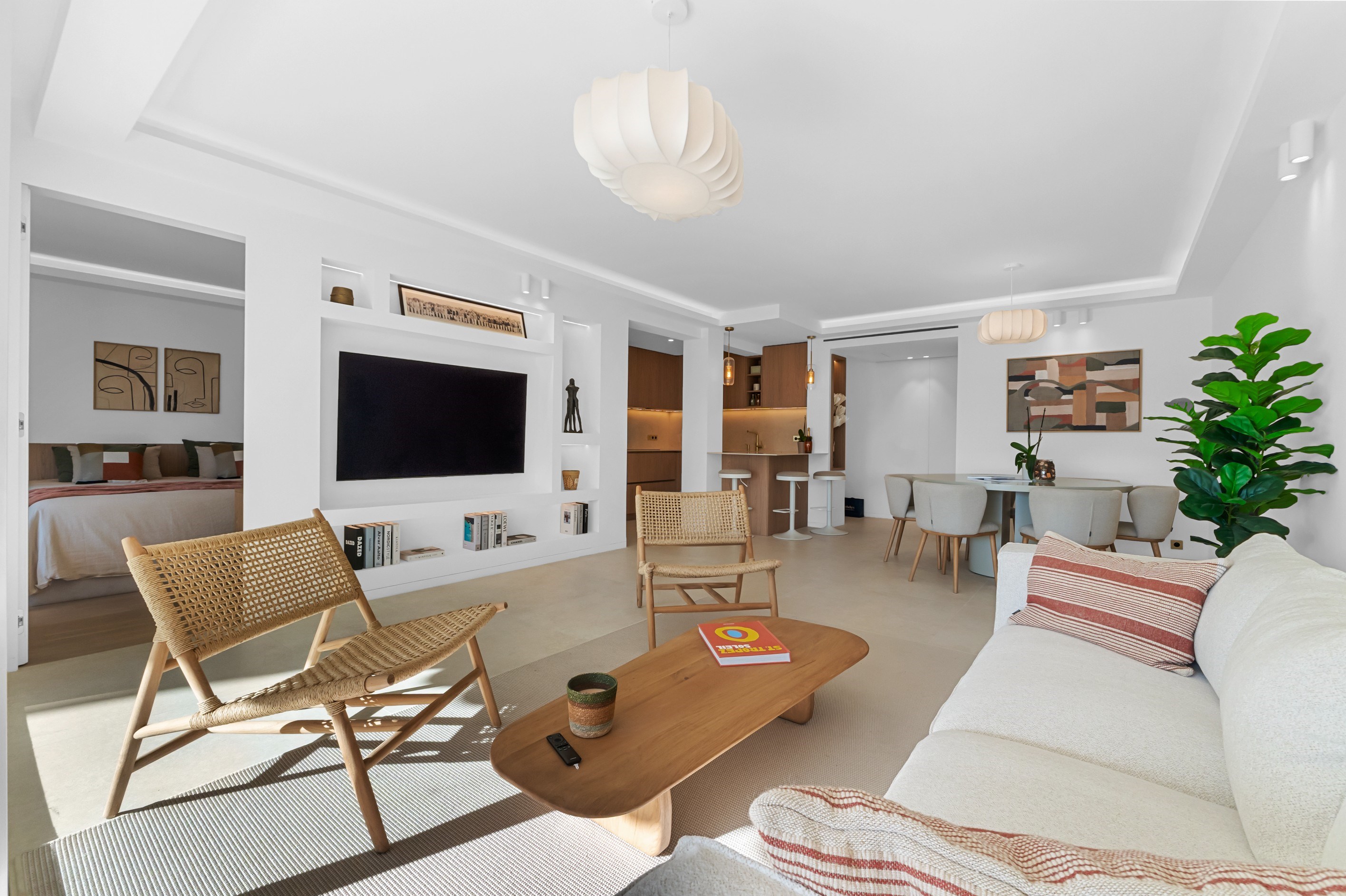 Cannes Palm Beach renovated 4-room apartment with terrace and sea view - 物件實景