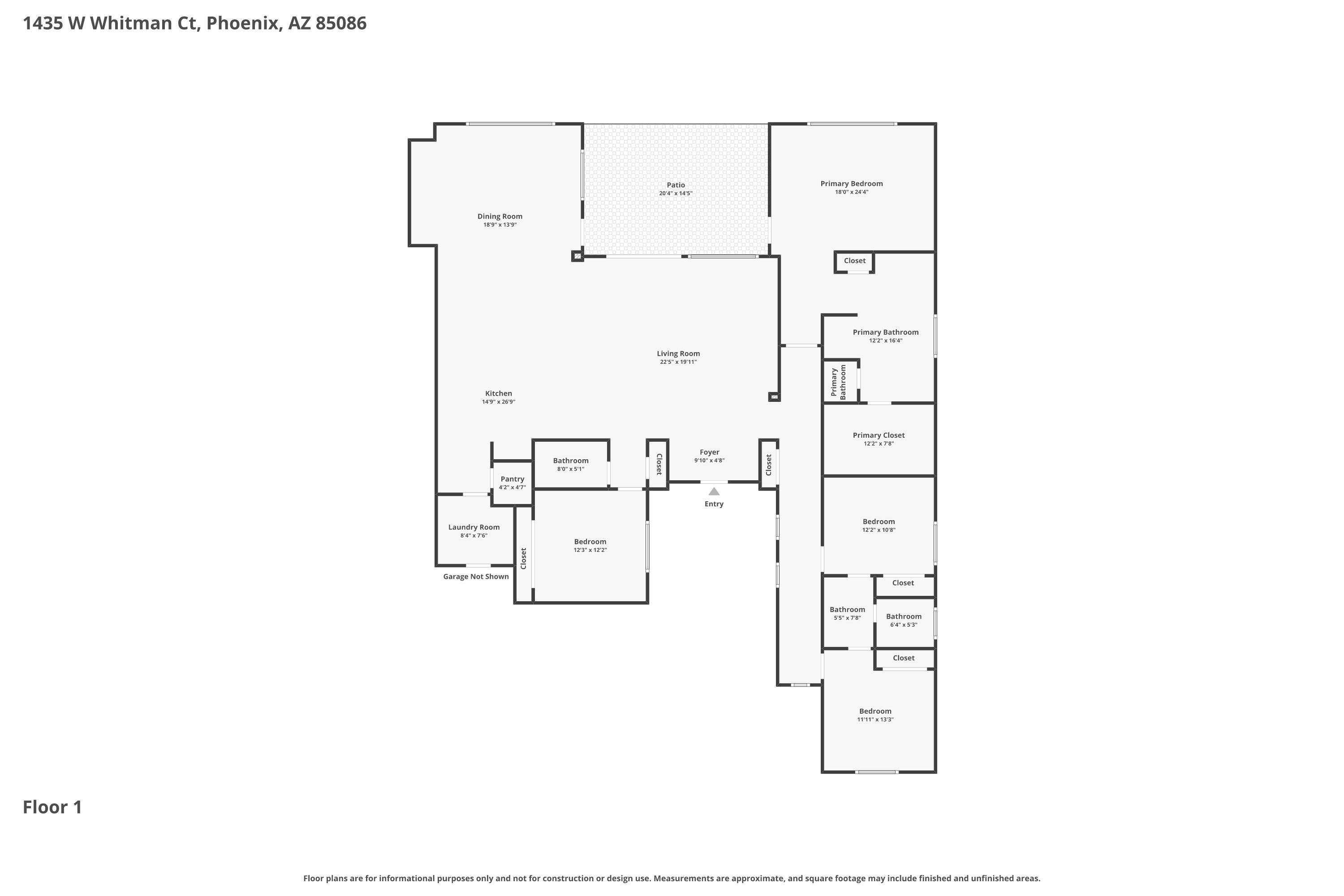  1435 W Whitman Court  Anthem, AZ - 物件實景
