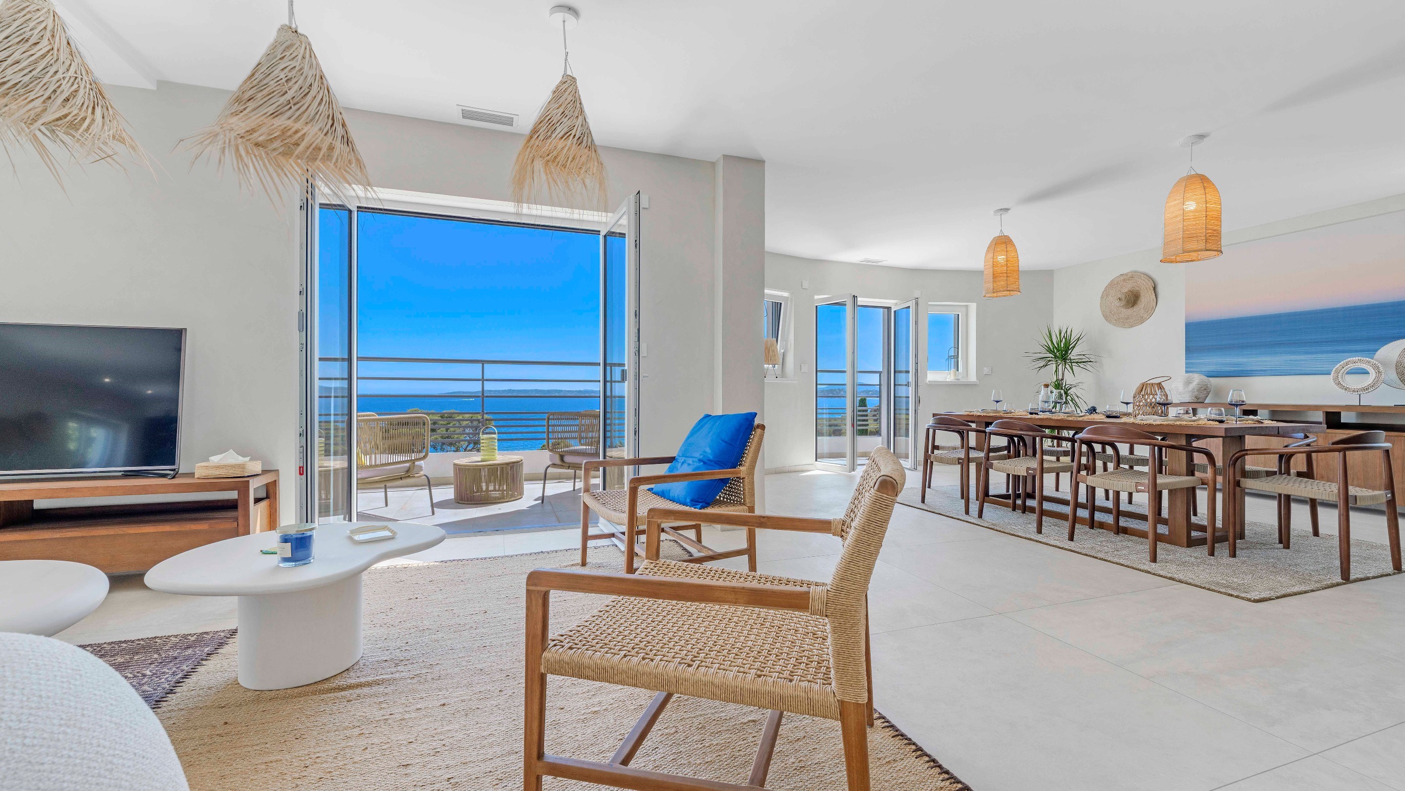  Luxury sea view villa in Les Issambres with heated pool view on Saint-Tropez - 物件實景