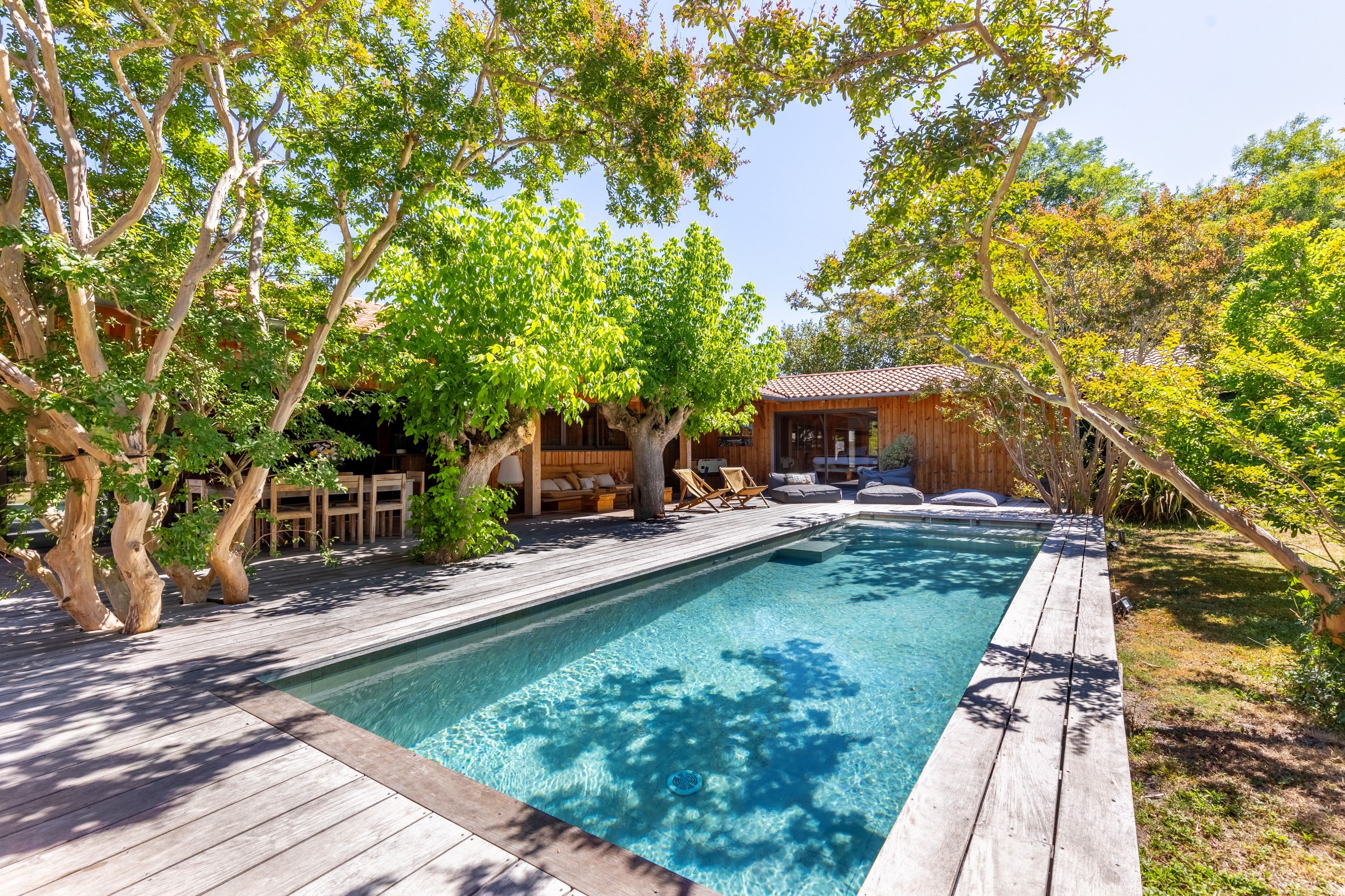  LA TESTE DE BUCH - SUBLIME WOODEN VILLA - SUPERB SWIMMING POOL - OUTBUILDING - … - 物件實景
