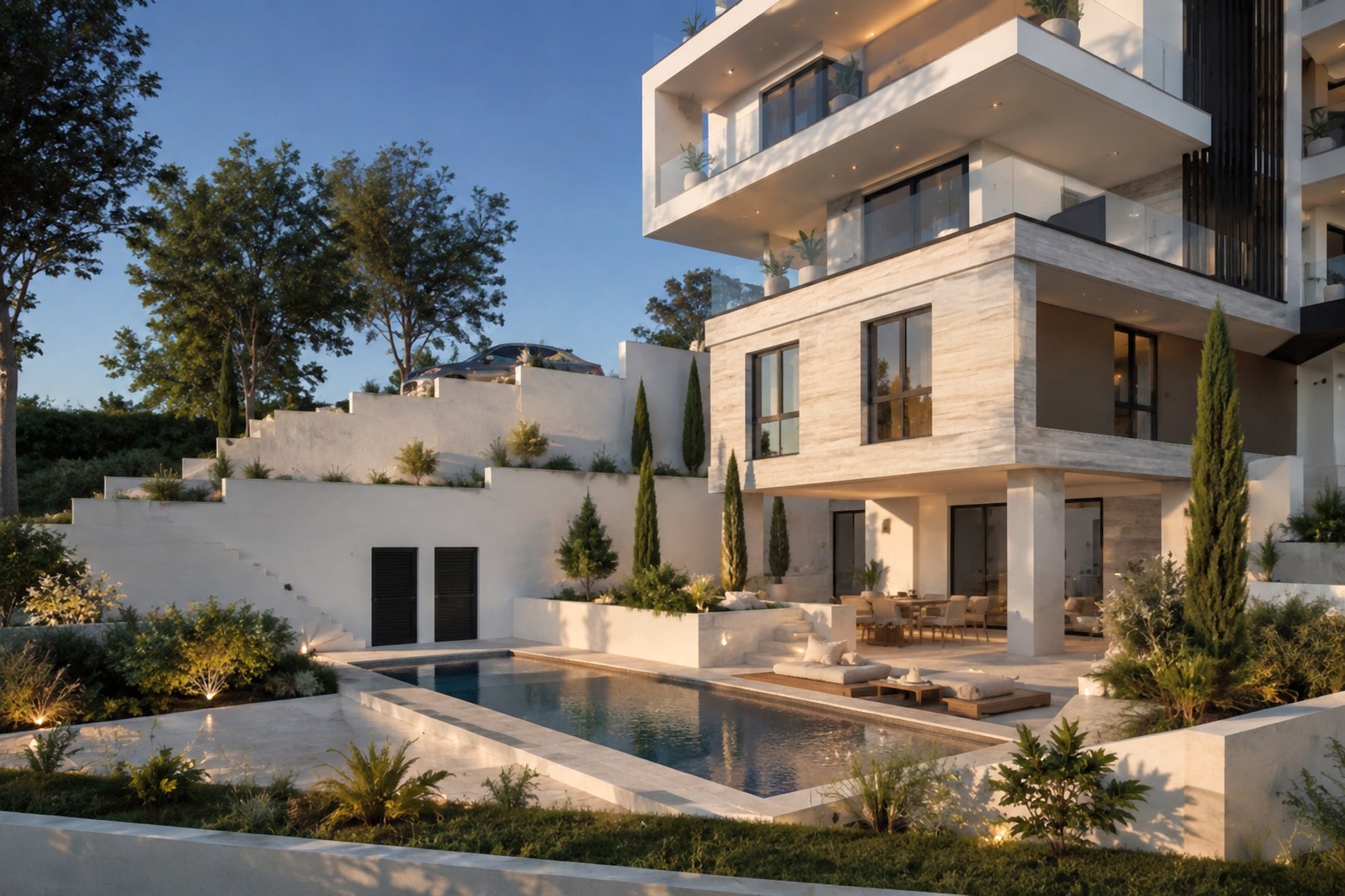 Four Bedroom Sea View Penthouse in Agios Athanasios, Limassol - 物件實景