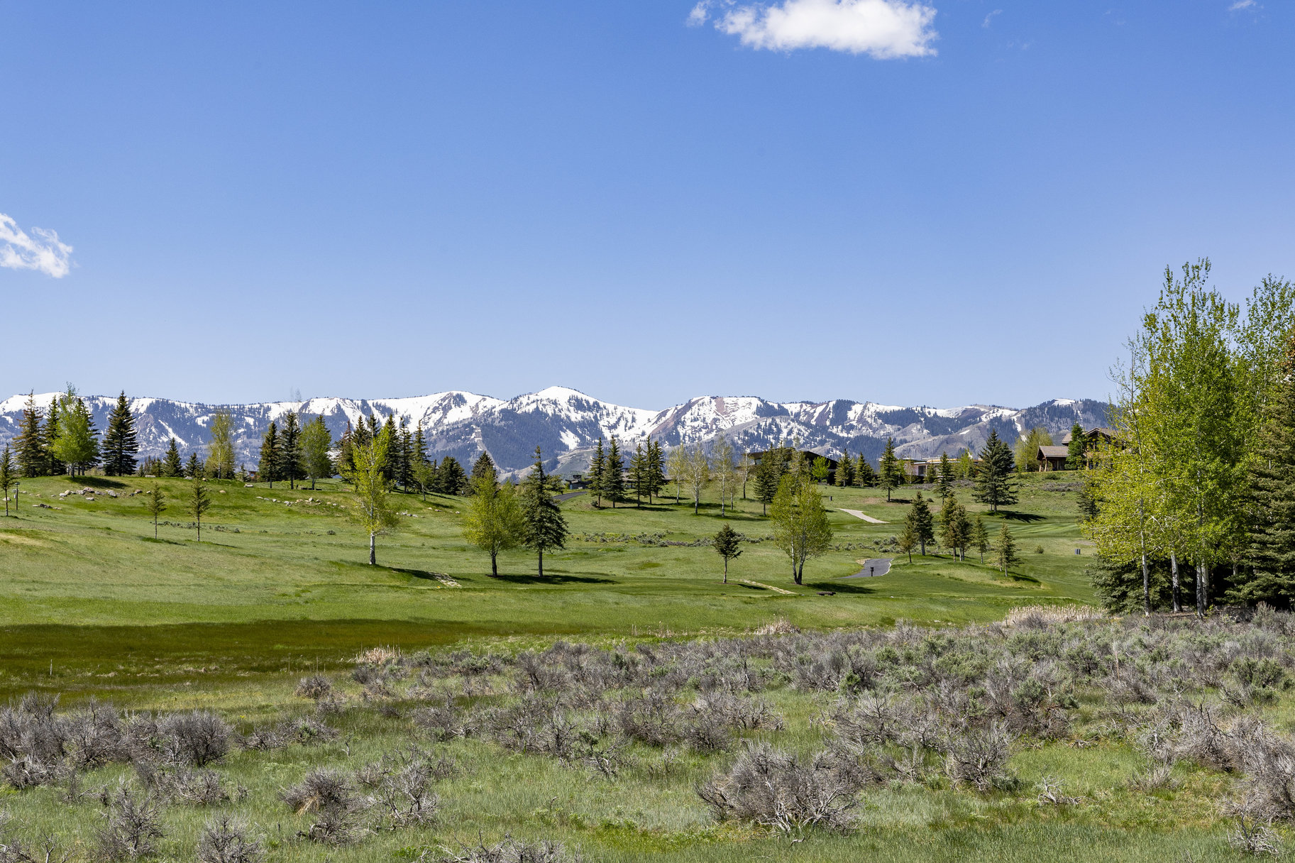  South-facing, Flat Lot on the 4th Green at Glenwild with Ski Resort Views - 物件實景
