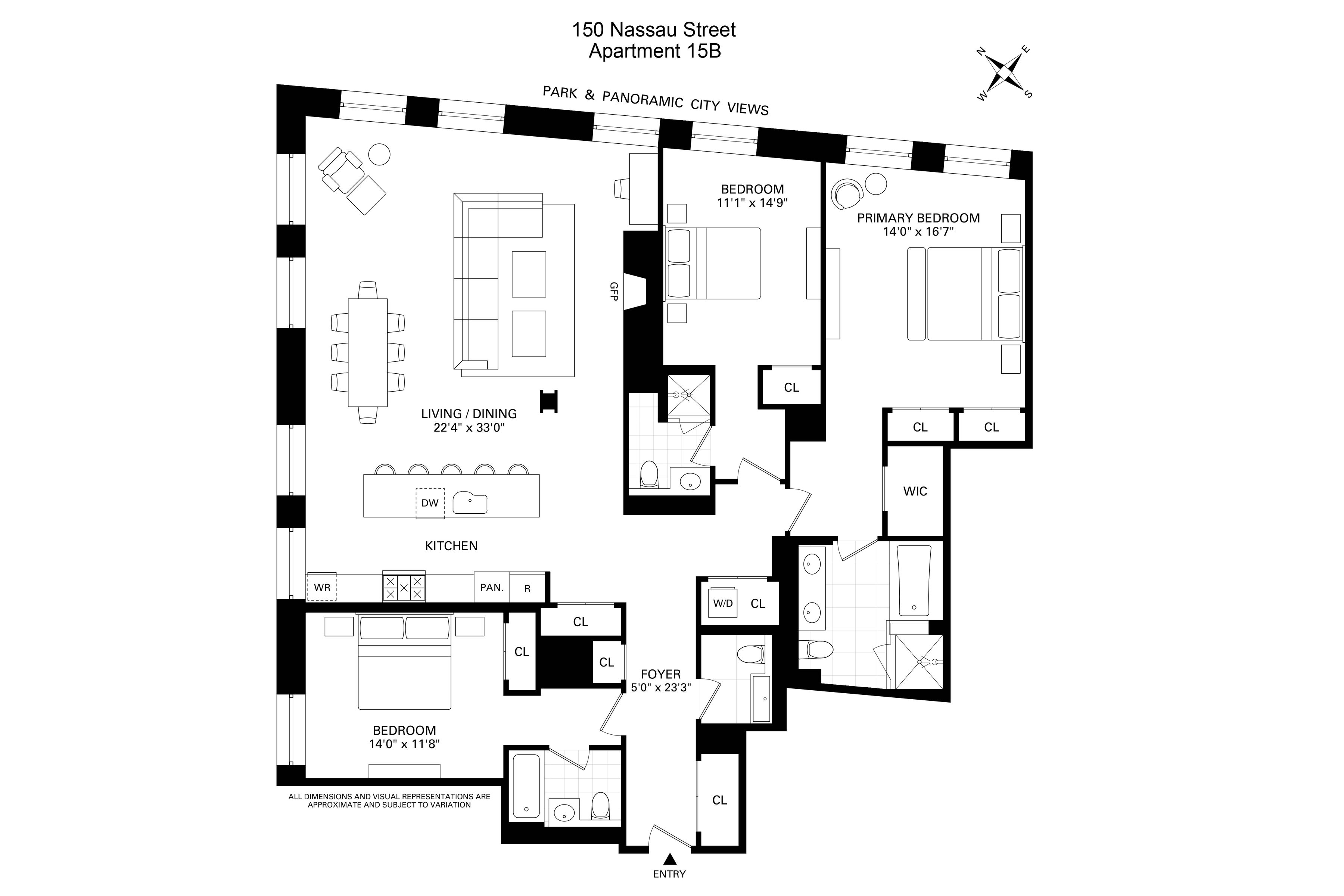  Panoramic 3 Bed, 3.5 Bath Condo Residence - 物件實景