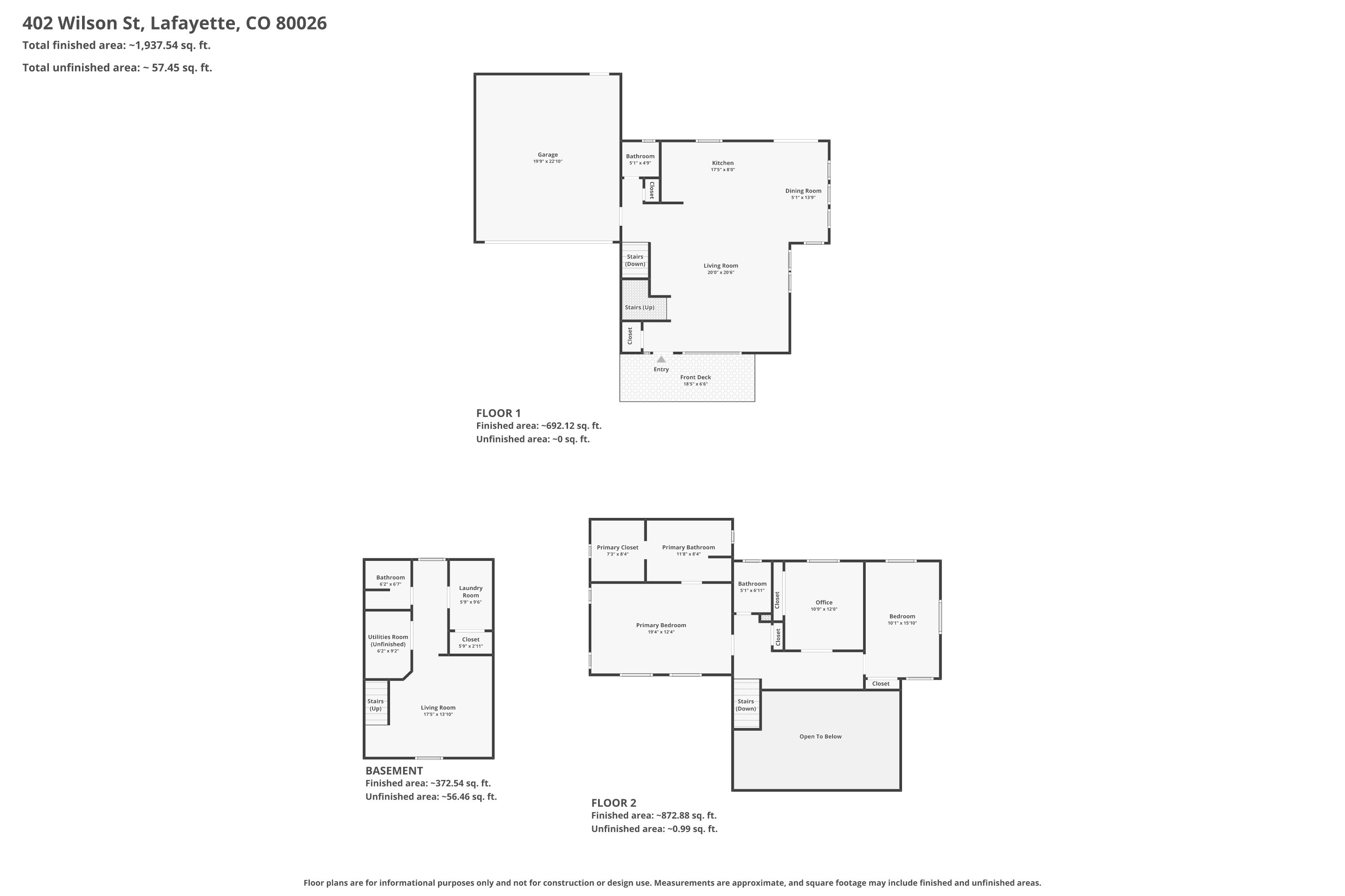  402 Wilson St, Lafayette, CO, 80026 - 物件實景