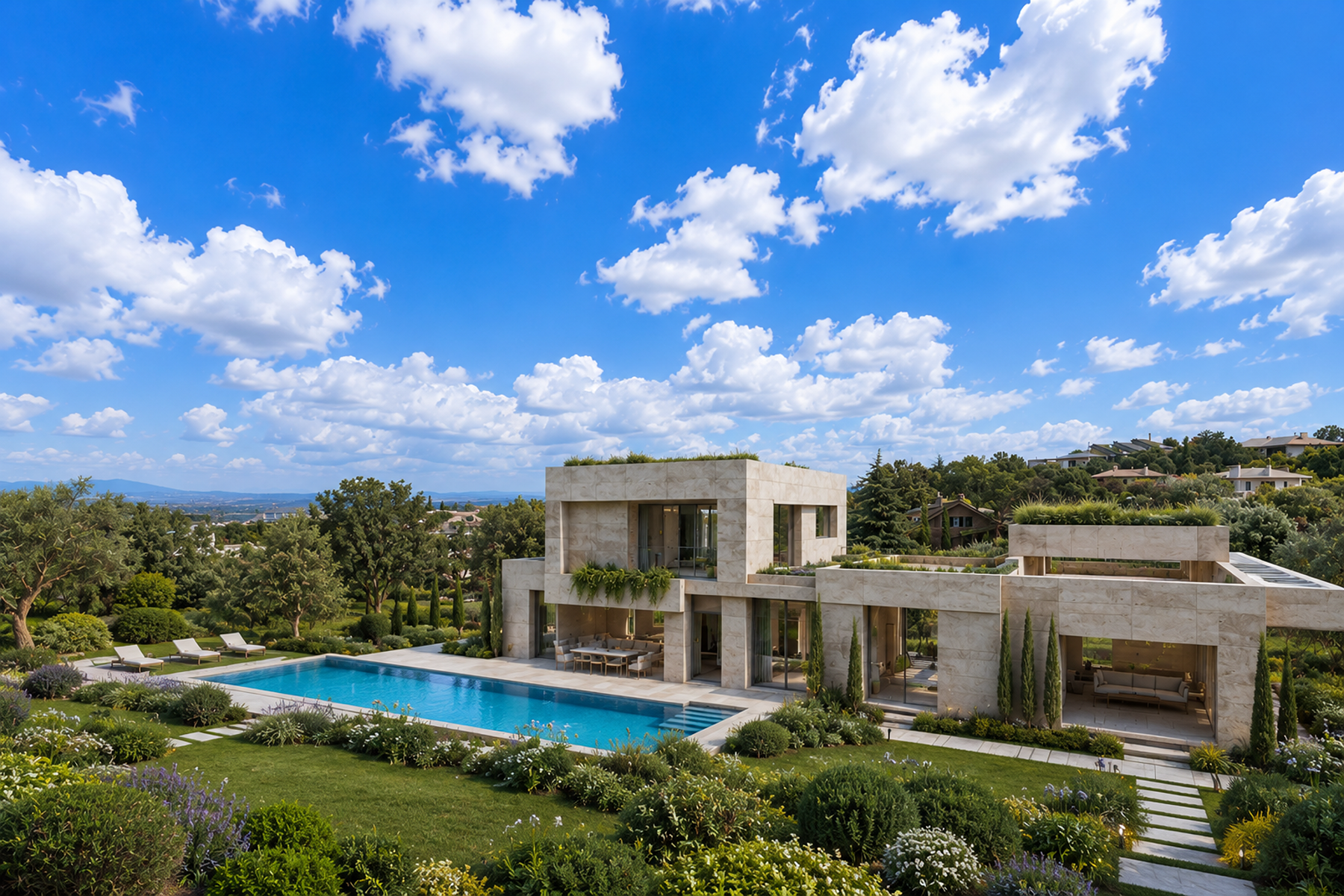  Golf Life in a Private Community in Madrid with 5 Bedrooms and Pool - 物件實景