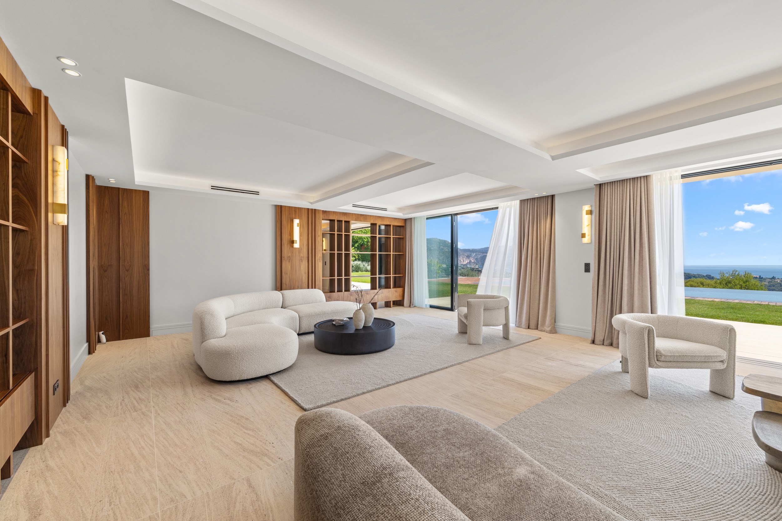  Contemporary villa with panoramic sea views for sale in Nice Mont Boron - 物件實景