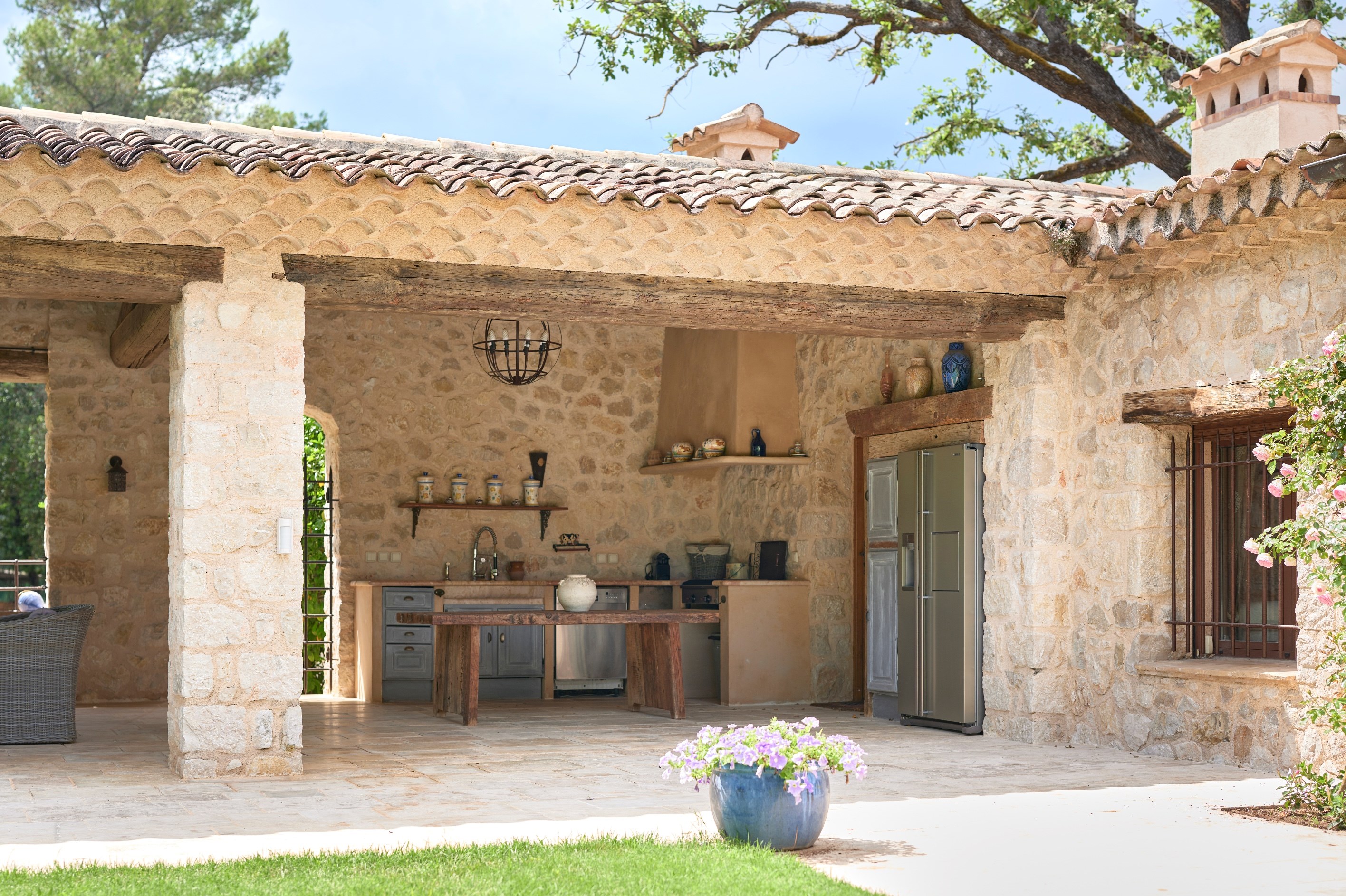  Roquefort-les-Pins stone estate 600 sqm 8 hectares land near Cannes - 物件實景