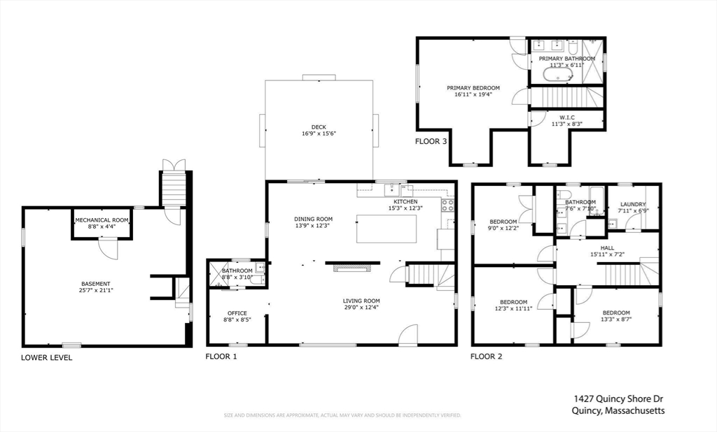 Quincy, Massachusetts, 02169, United States, 4 Bedrooms Bedrooms, ,3 BathroomsBathrooms,Residential,For Sale,1932298