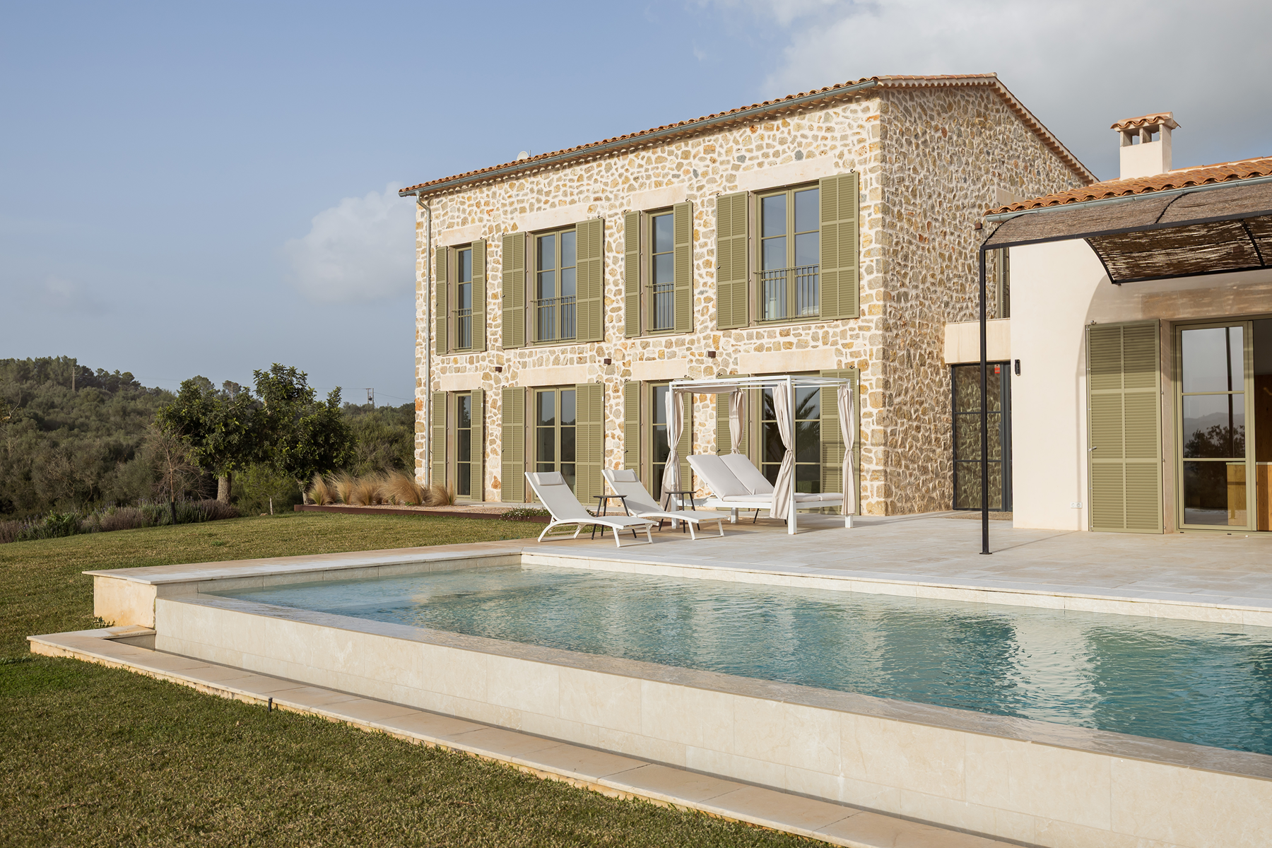  Contemporary country house with pool in Son Mora Negri near Porreres - 物件實景