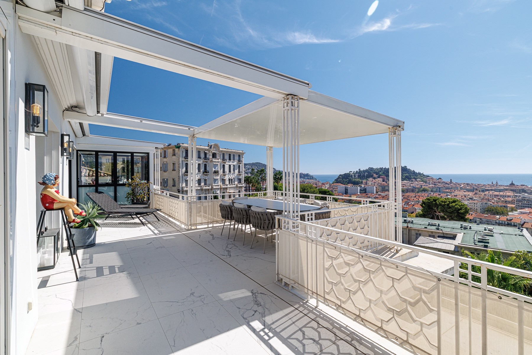  Luxury top floor duplex with panoramic terraces and views in Nice Cimiez - 物件實景