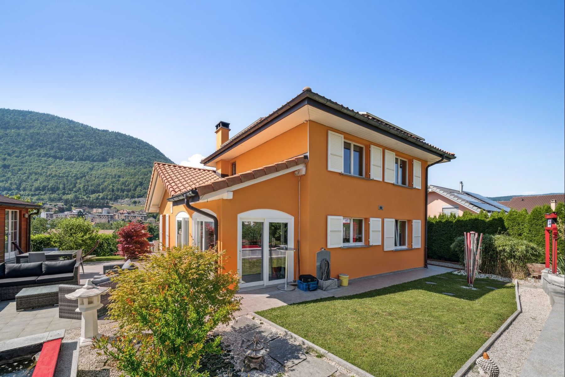  House in perfect condition with breathtaking view of Vallorbe - 物件實景