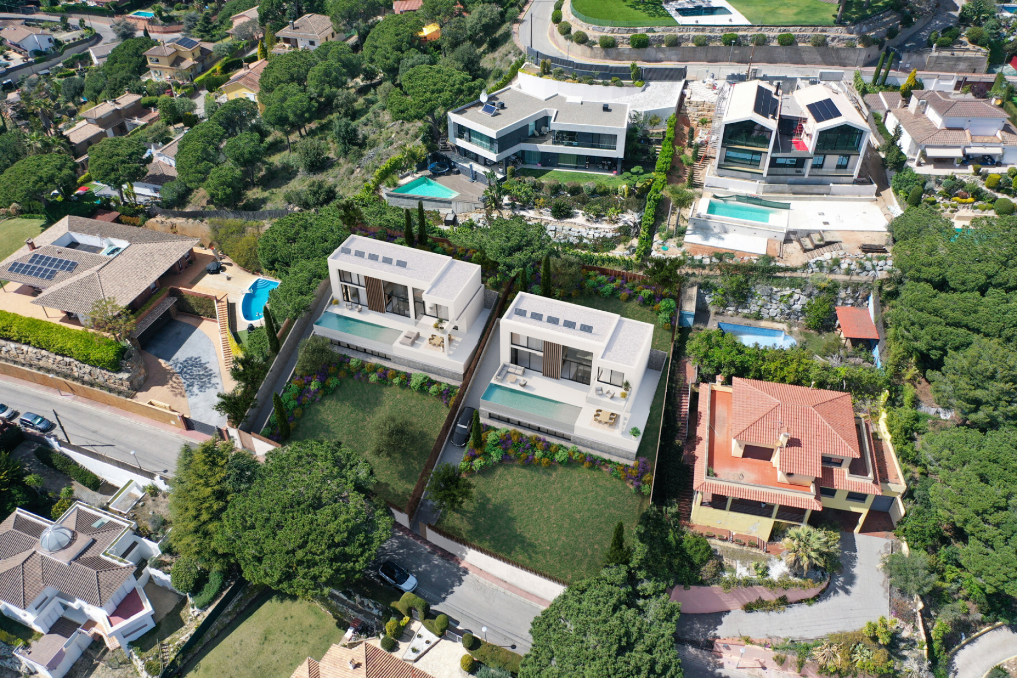  High standing new construction with swimming pool and sea views in Cabrils - 物件實景