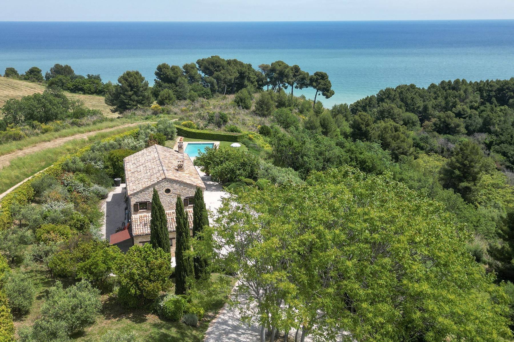 Hilltop Retreat with Sea Panorama 