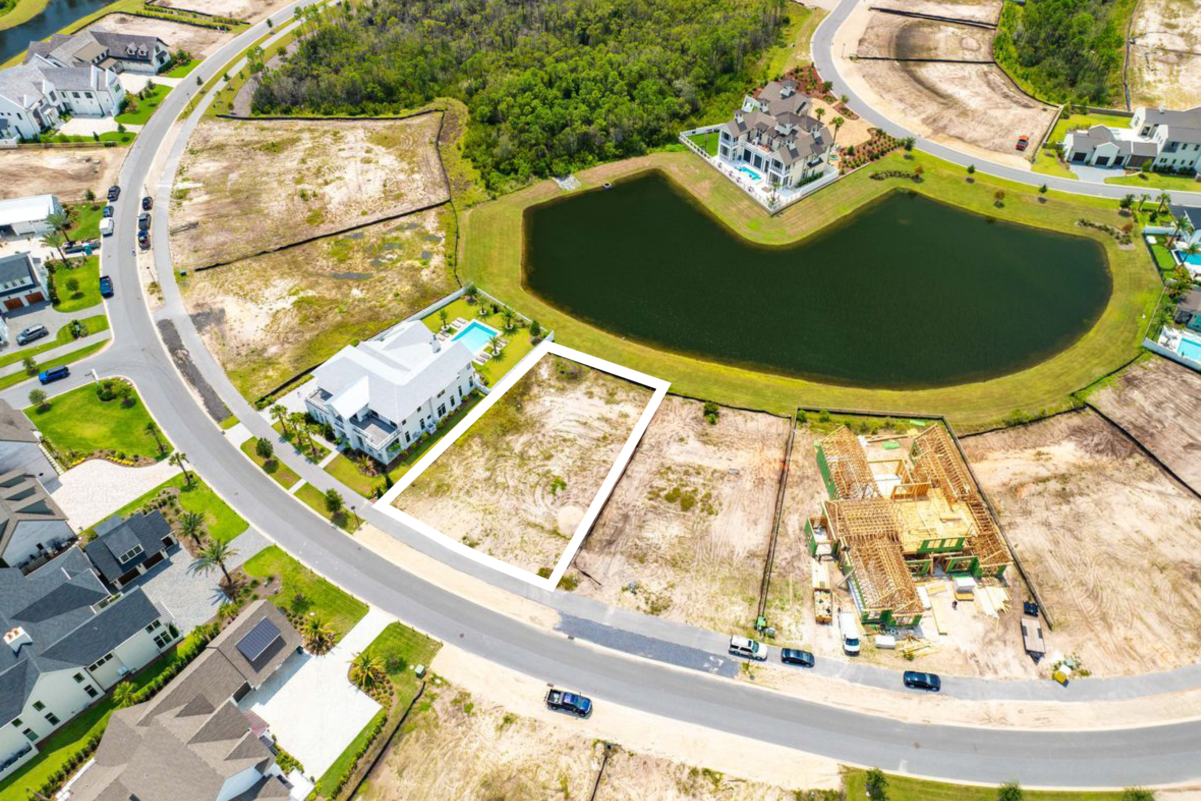  Private Pondside Homesite in One of 30A