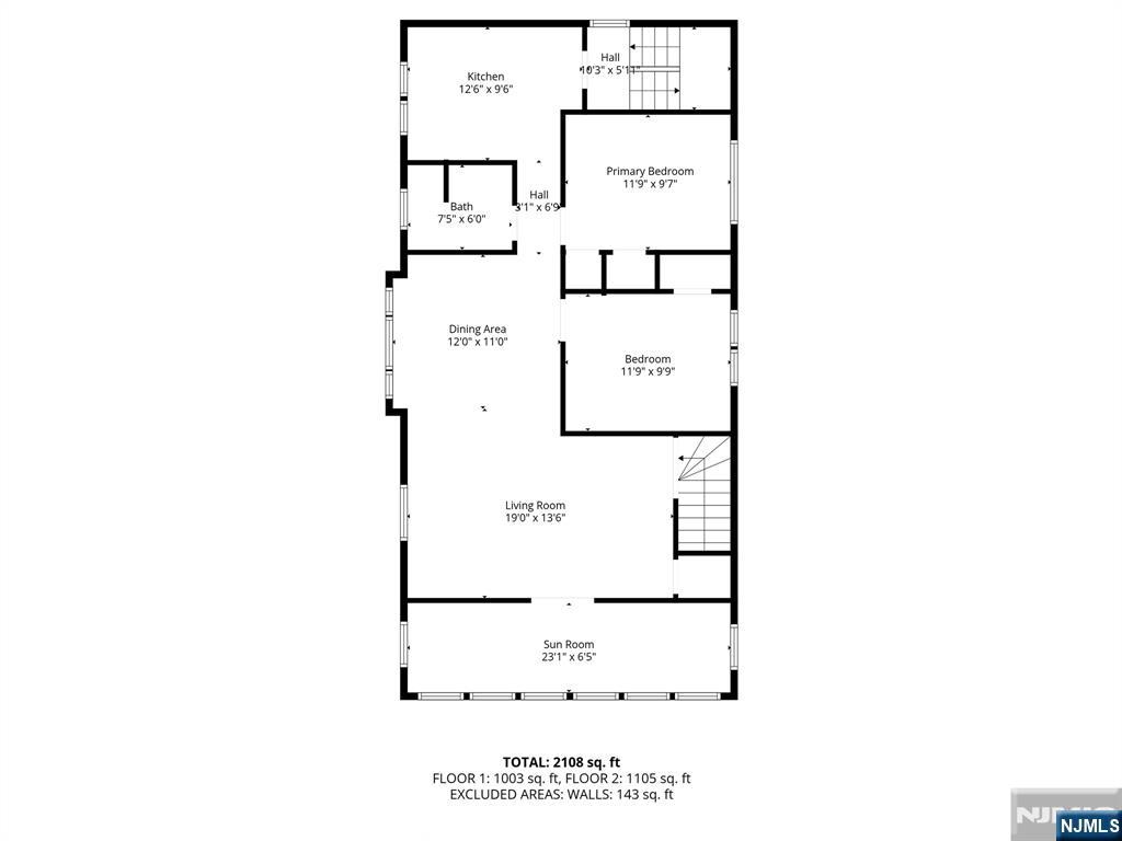 Rutherford, New Jersey, 07070, United States, 4 Bedrooms Bedrooms, ,2 BathroomsBathrooms,Residential,For Sale,1977707