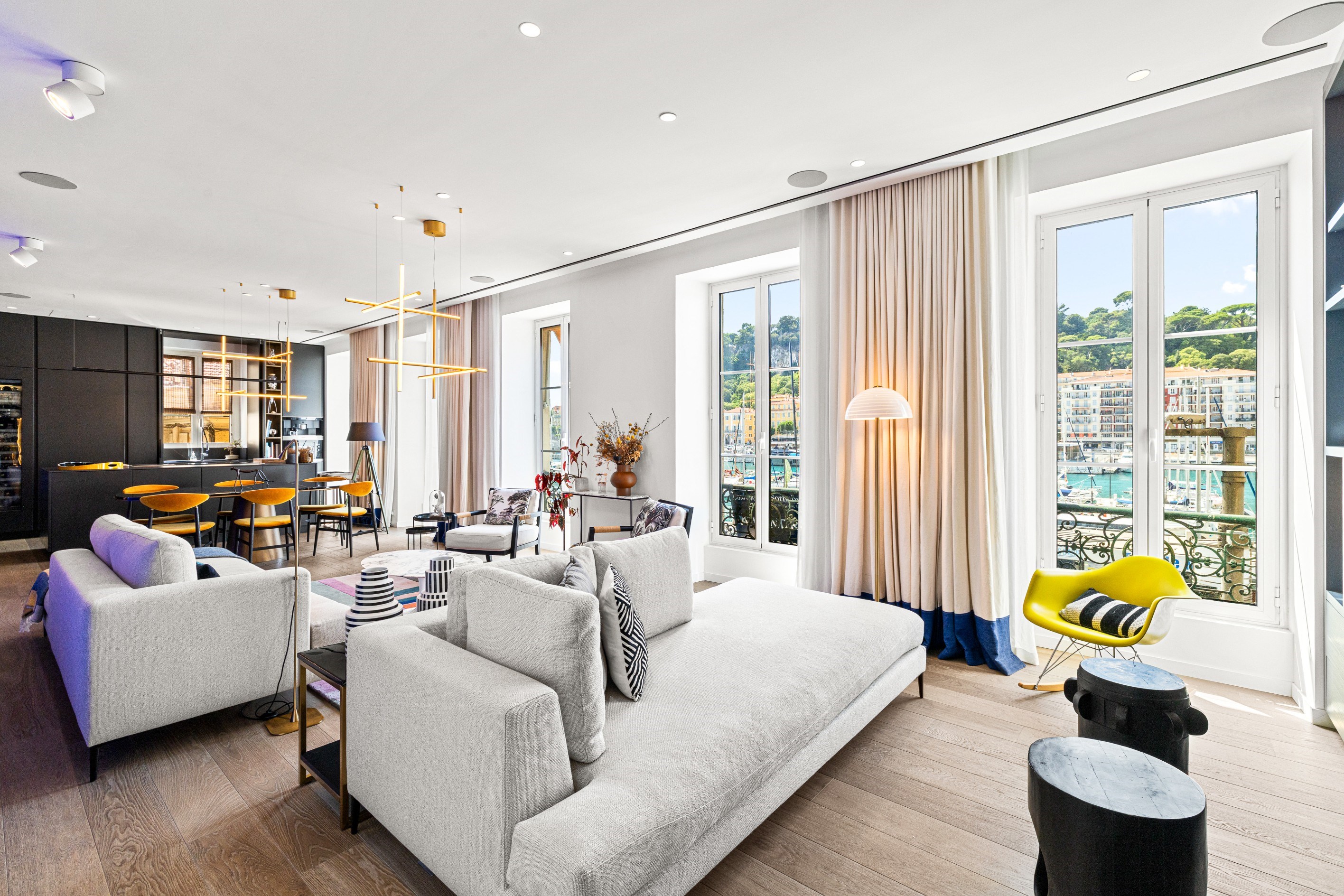  Nice Port Lympia 2 bedroom apartment 130 sqm panoramic port view architect desi… - 物件實景