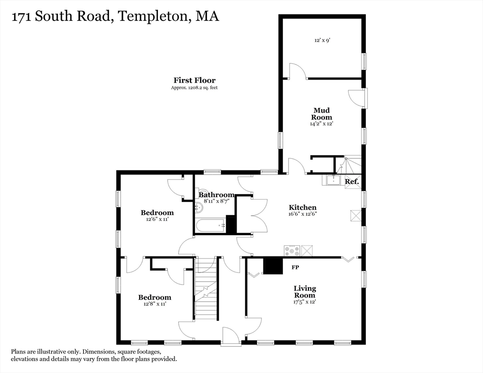 Templeton, Massachusetts, 01468, United States, 3 Bedrooms Bedrooms, ,2 BathroomsBathrooms,Residential,For Sale,1917610