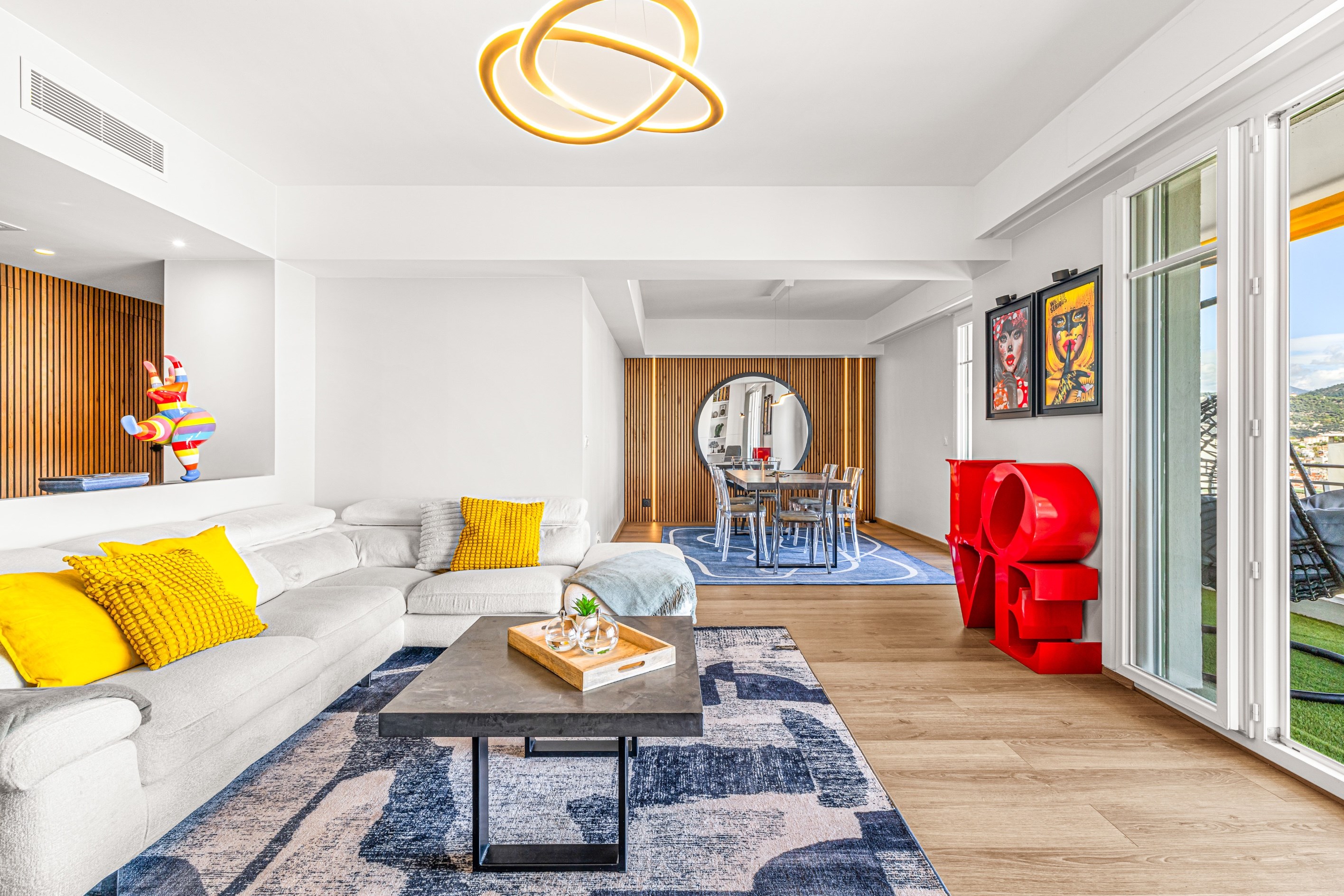  Contemporary apartment with panoramic Mediterranean views in Nice Parc Impérial - 物件實景