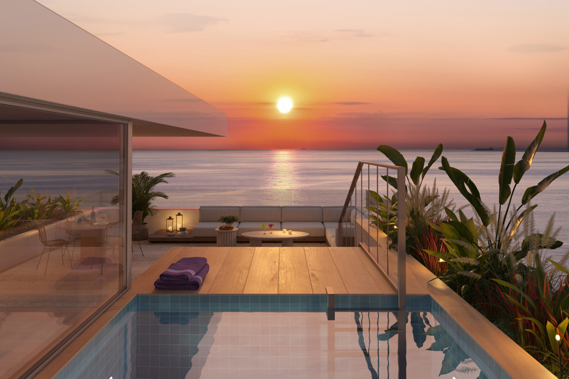  Promotion of new construction apartments on the seafront in Platja d