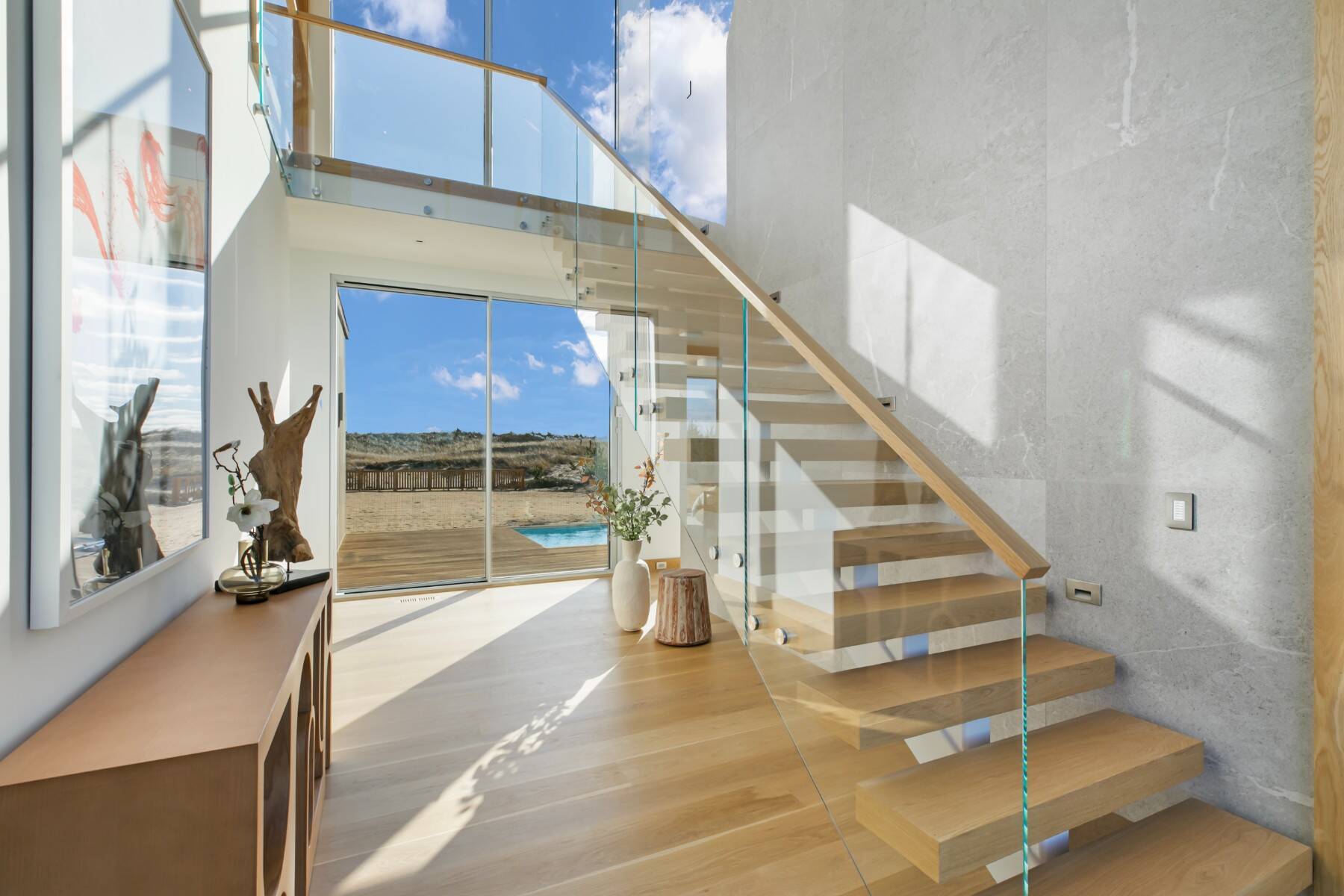  BRAND NEW MODERN OCEANFRONT w/ POOL on 2.6 ACRES IN AMAGANSETT - 物件實景