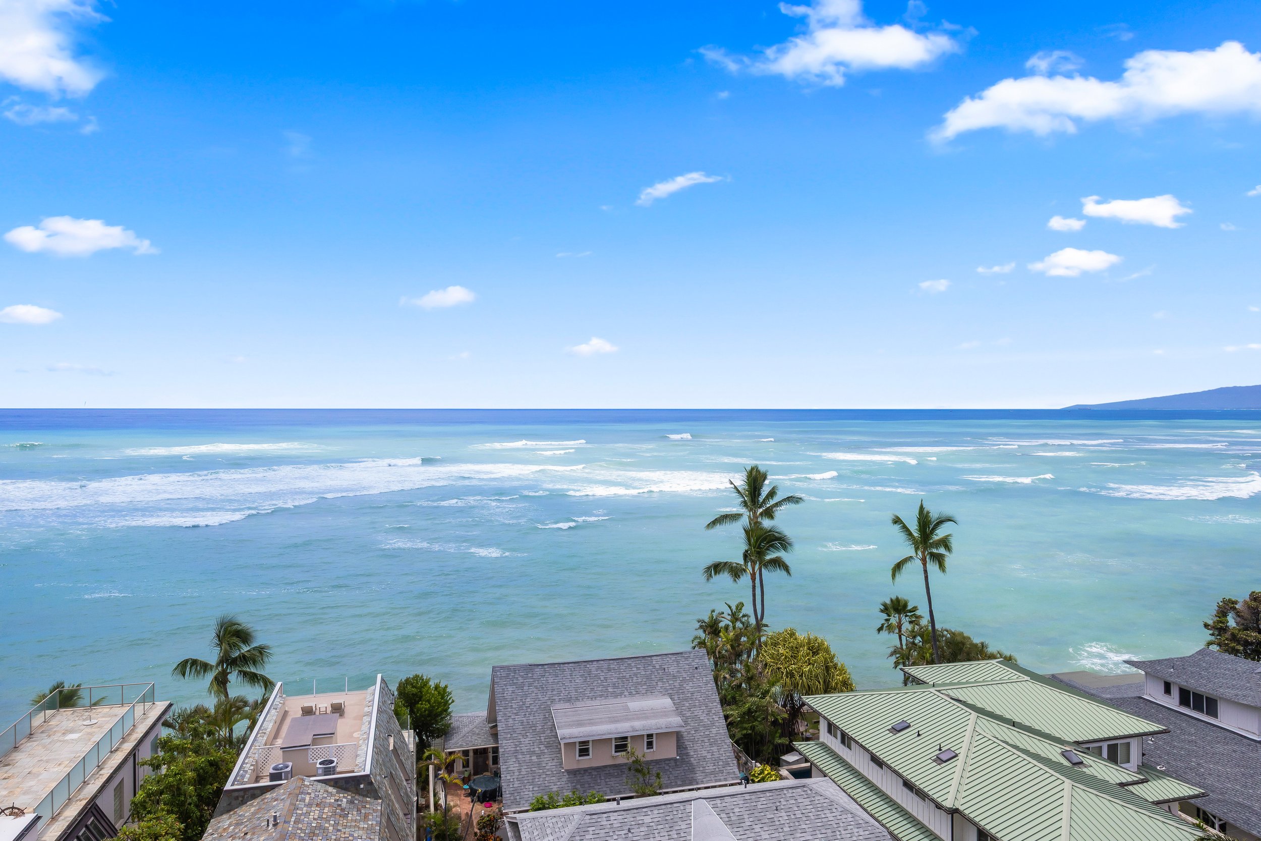  3056 Kalakaua, City, Coastline, Diamond Head, Mountain, Ocean, Sunset views - 物件實景