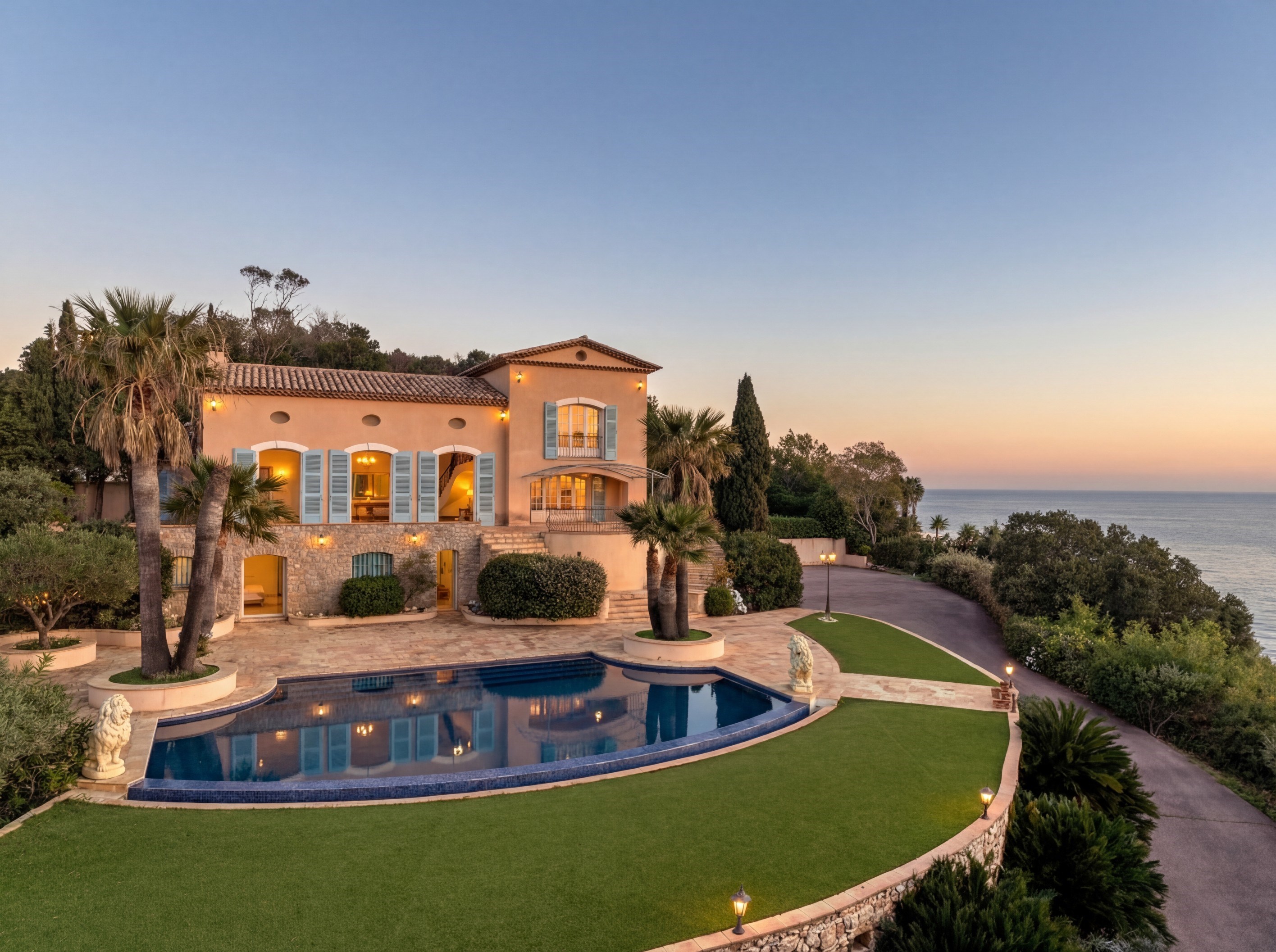  Saint-Raphaël Agay property panoramic sea view land 3100 sqm infinity pool 5 su… - 物件實景