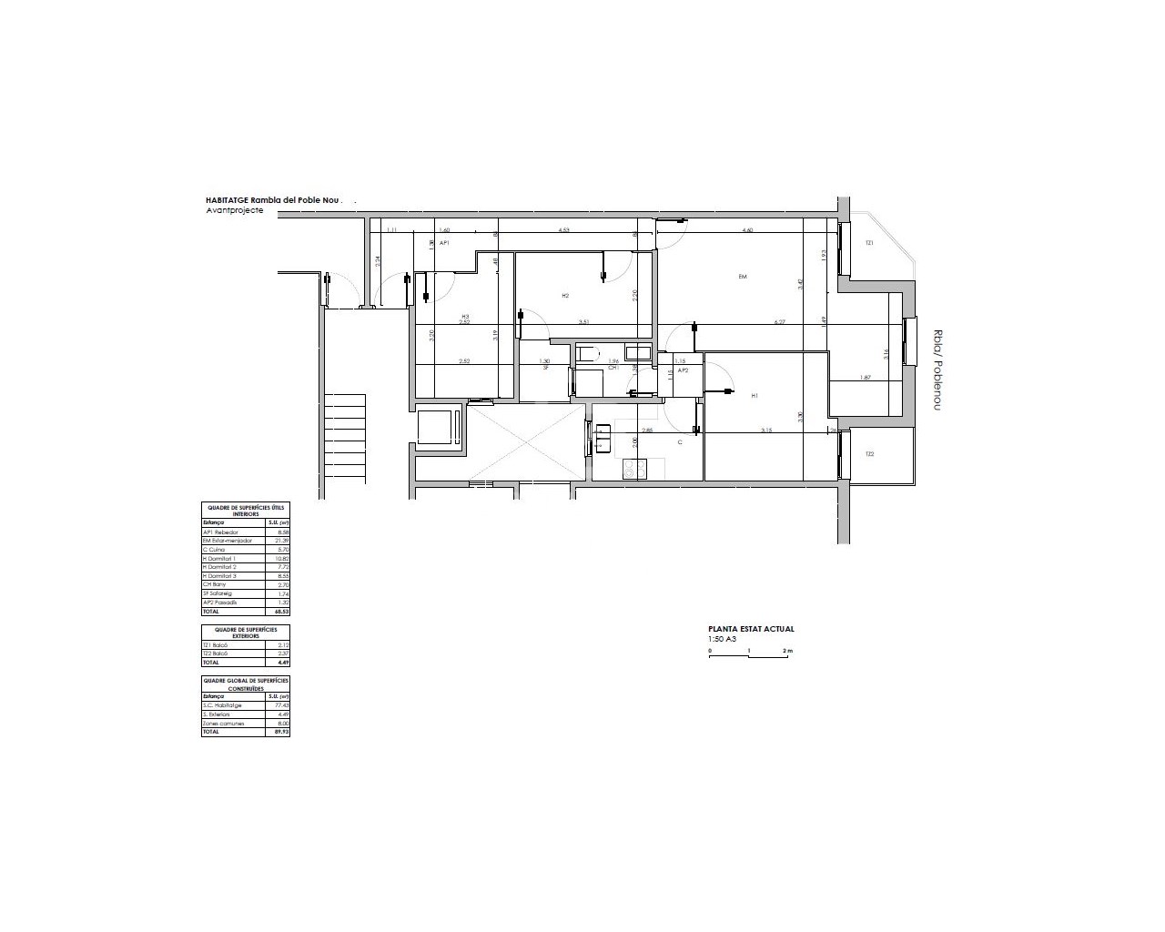 Barcelona, Catalonia, ES, 3 Bedrooms Bedrooms, ,2 BathroomsBathrooms,Residential,For Sale,1699592