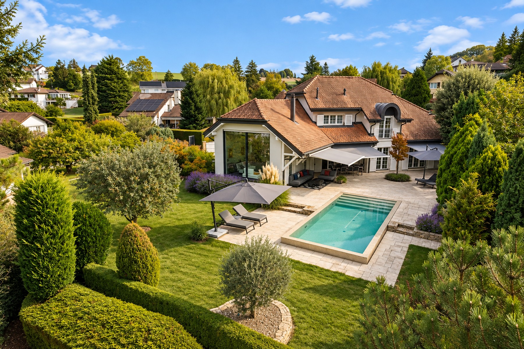  An exclusive villa with an infinity pool - 物件實景
