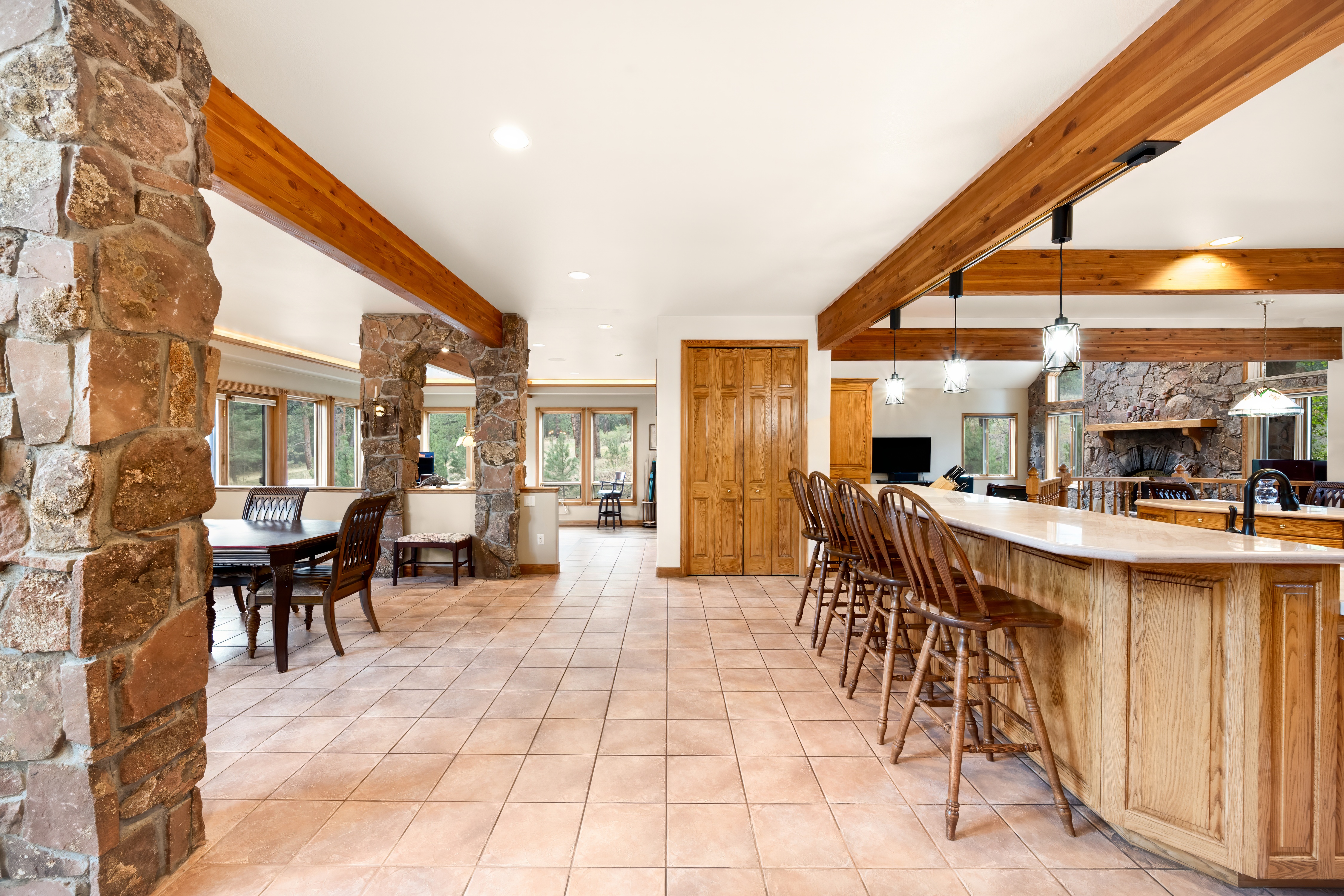  Colorado Living in Impressive 8,200 sq ft Home Backing to Pike National Forest - 物件實景