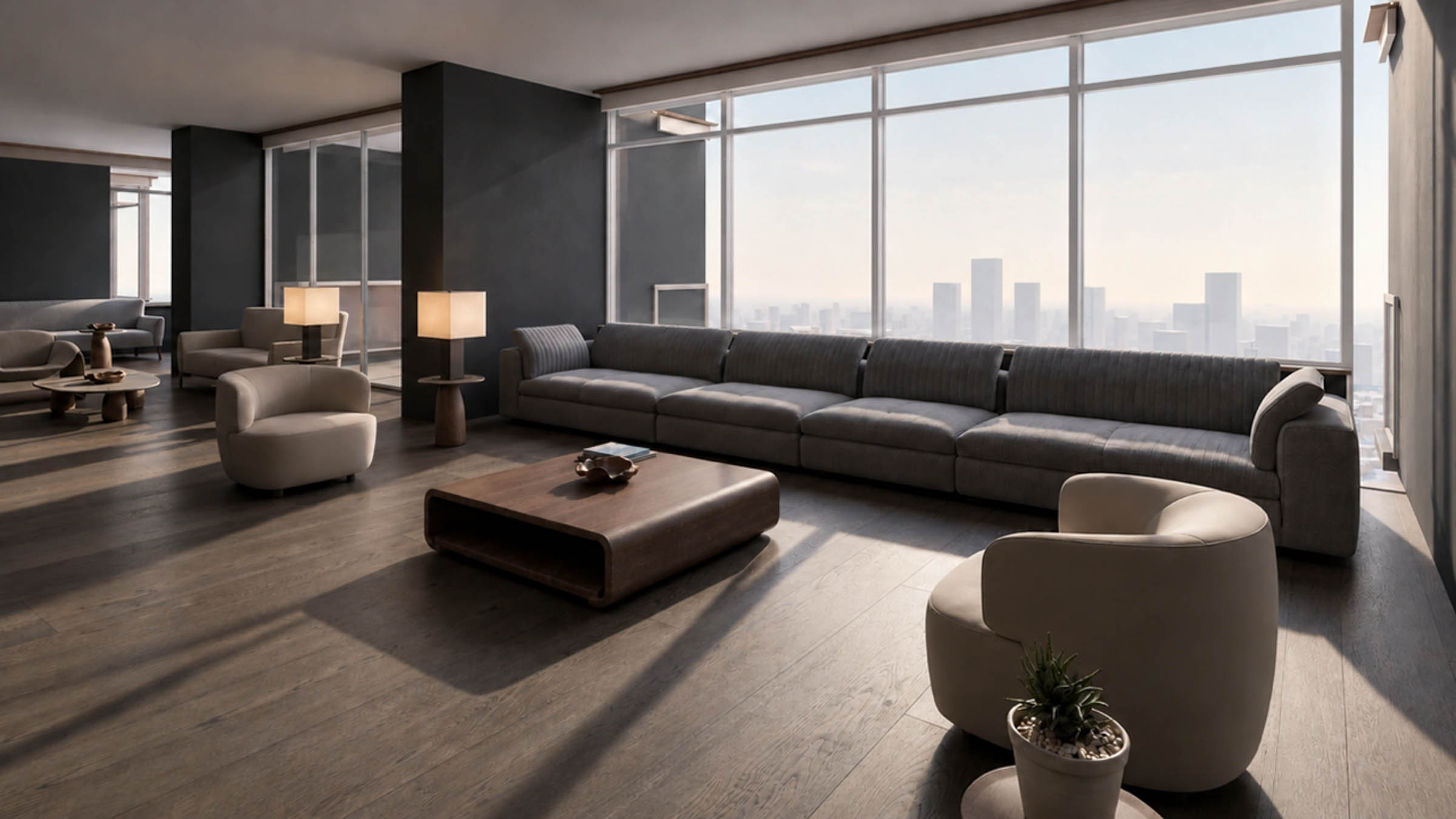  Triplex Penthouse with Full Skyline View in Index Tower - 物件實景
