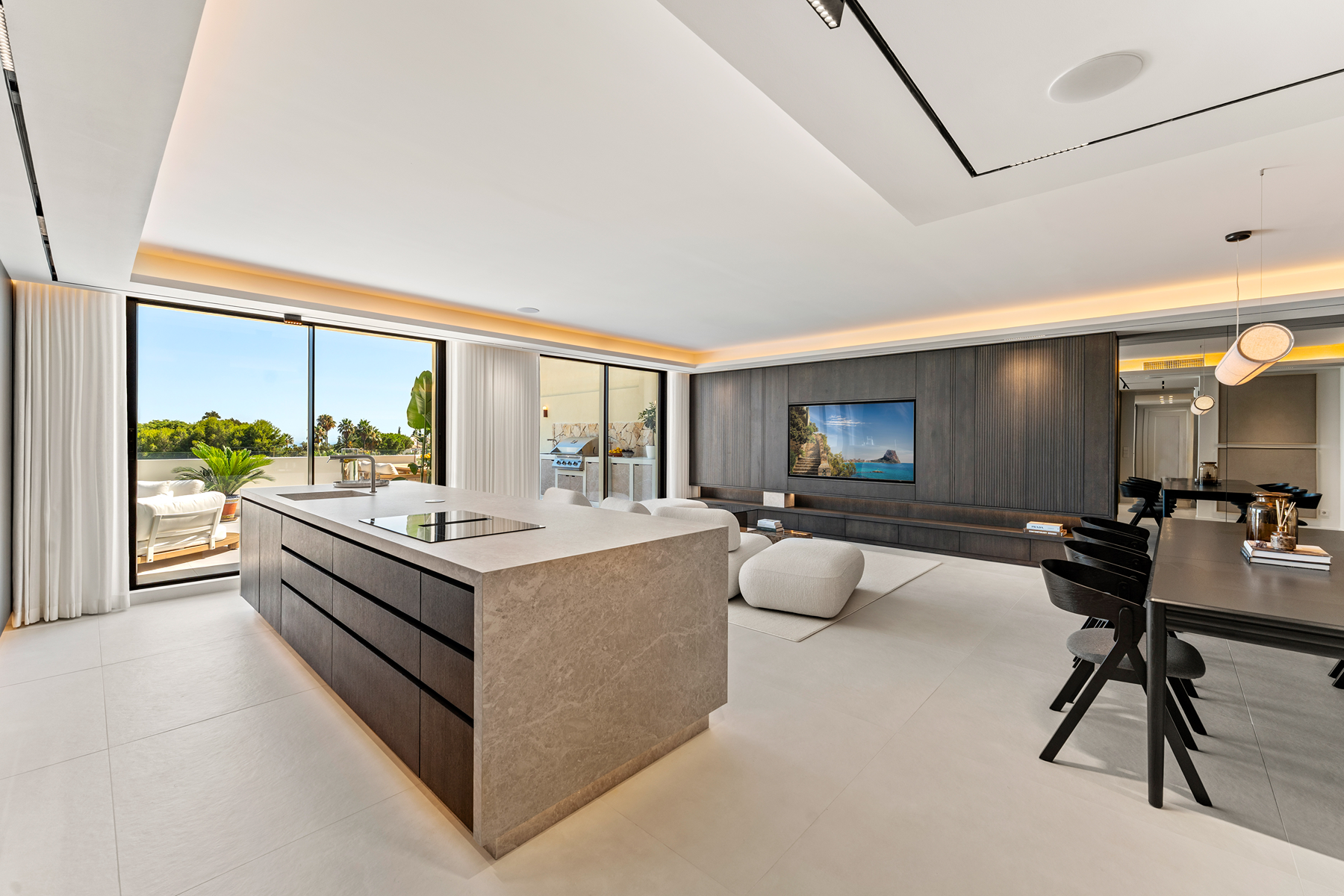  Penthouse with panoramic sea views and private heated pool in Sierra Blanca - 物件實景