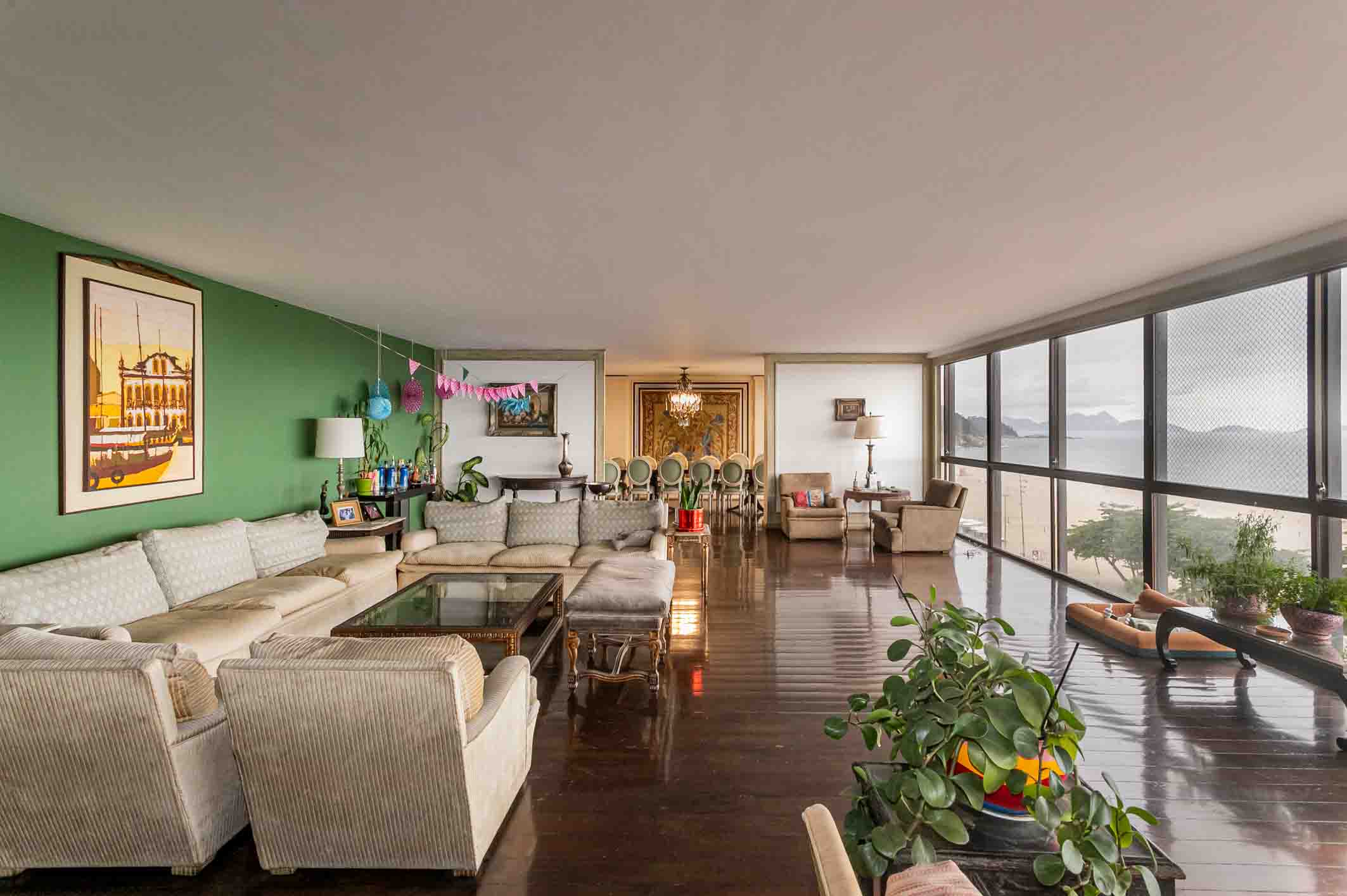  High-floor apartment with panoramic ocean views on Avenida Atlântica - 物件實景