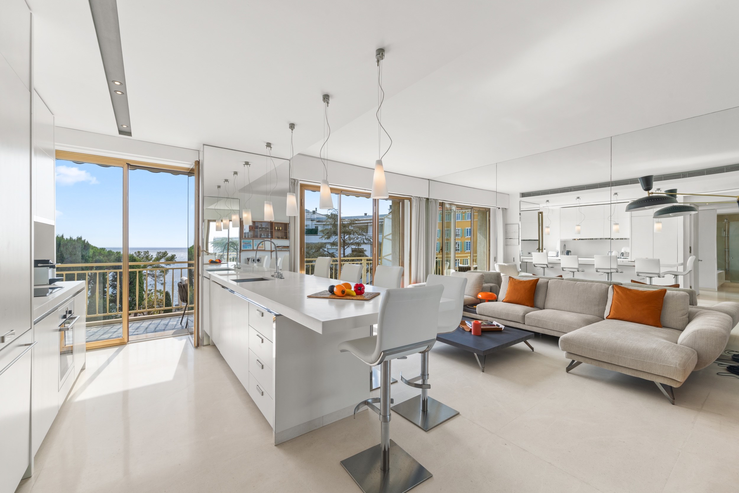  Boulevard Franck Pilatte: sea-view apartment in a prestigious residence with po… - 物件實景