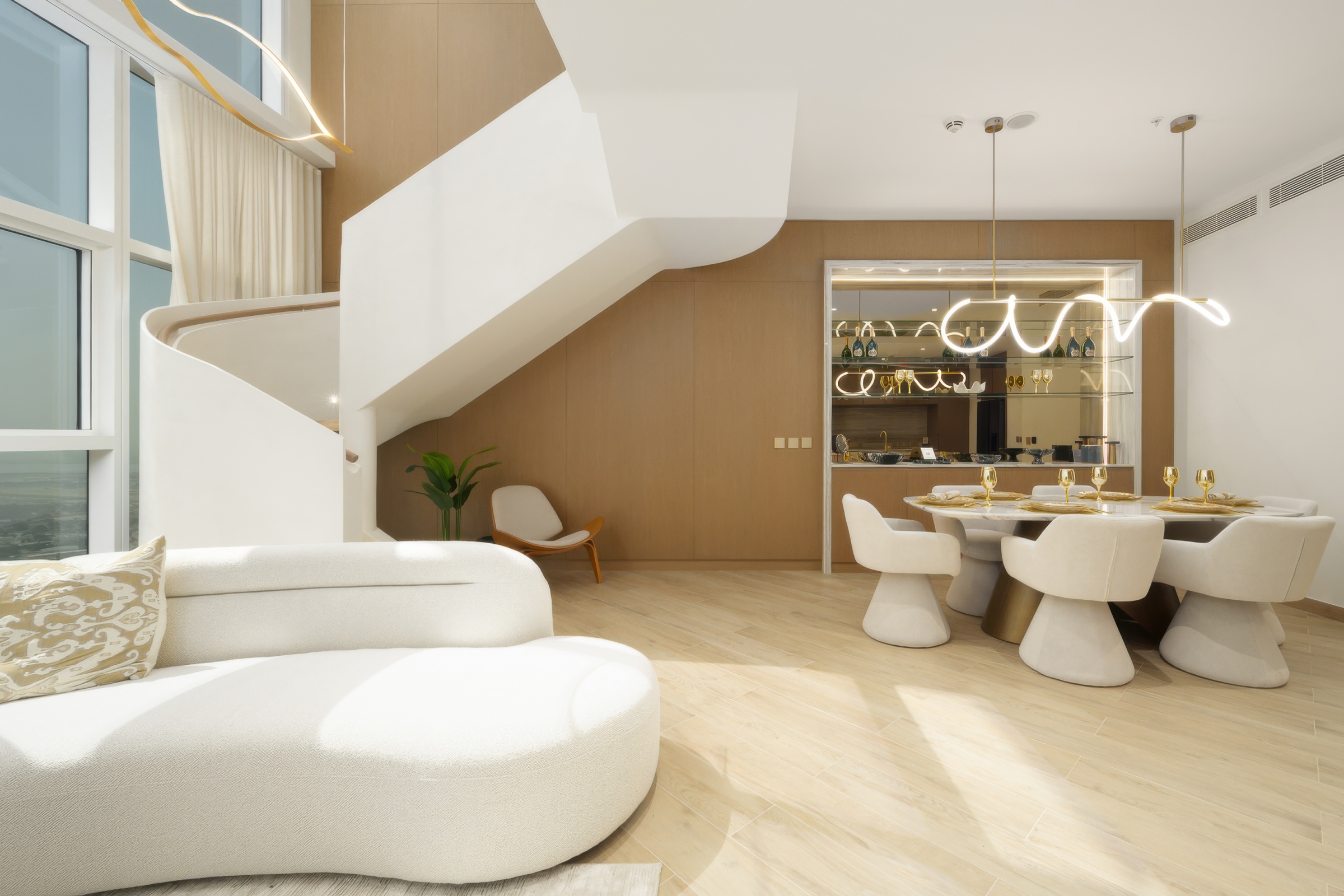 High-Floor Corner Duplex in DIFC - 物件實景