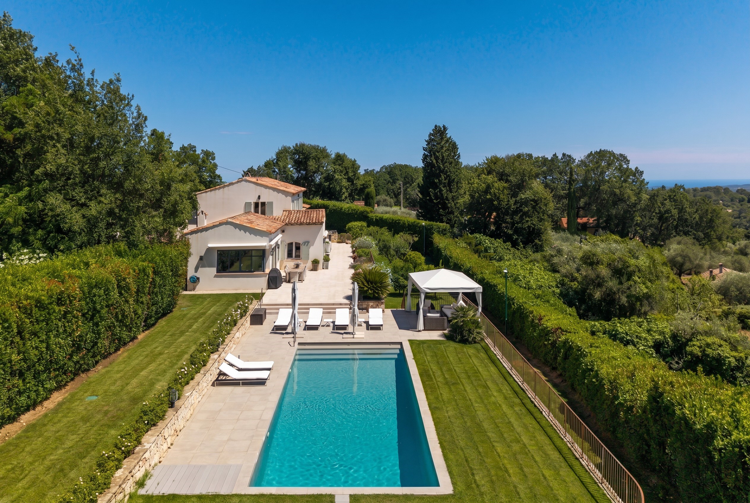  Châteauneuf de Grasse, character estate for sale, panoramic sea views, guest ho… - 物件實景
