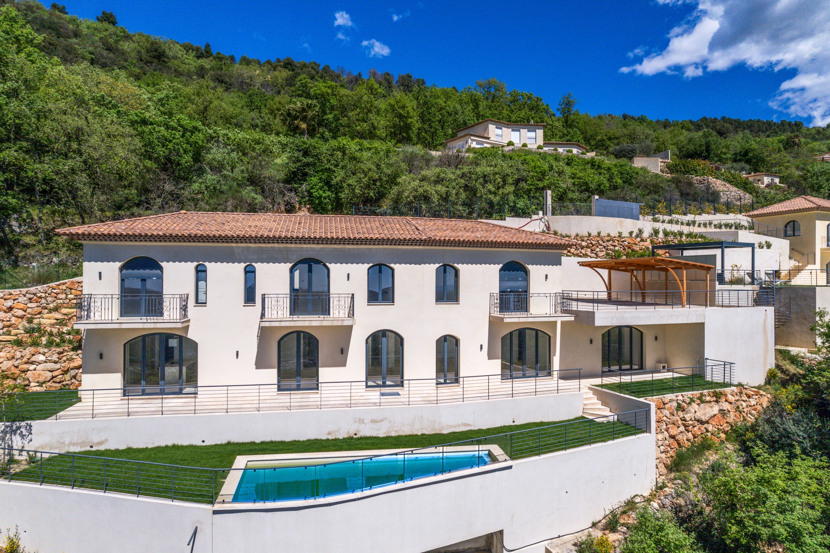  Spéracèdes contemporary villa with panoramic views over the French Riviera - 物件實景