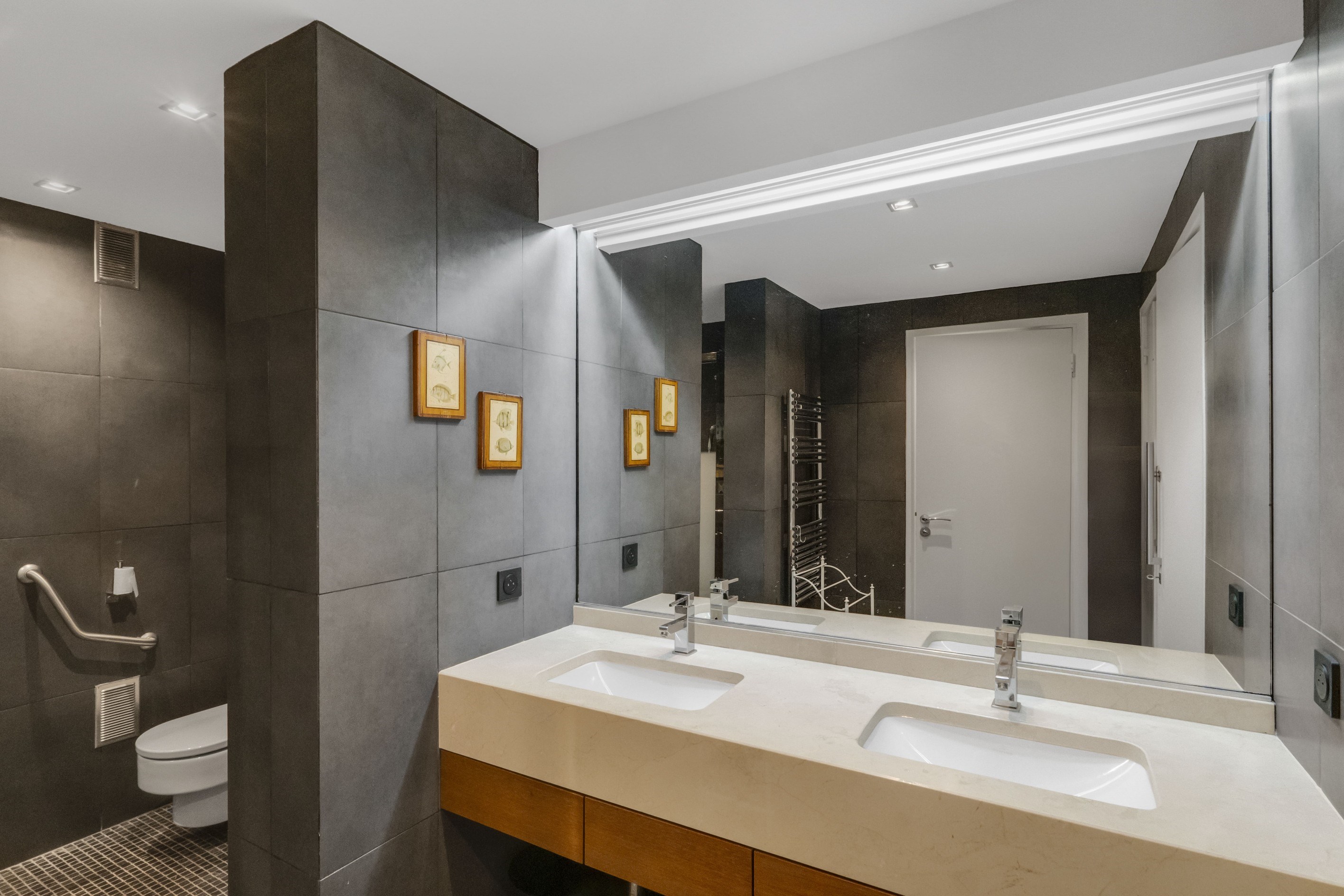 Cannes Croix des Gardes, luxury garden apartment for sale, sea views, private g… - 物件實景