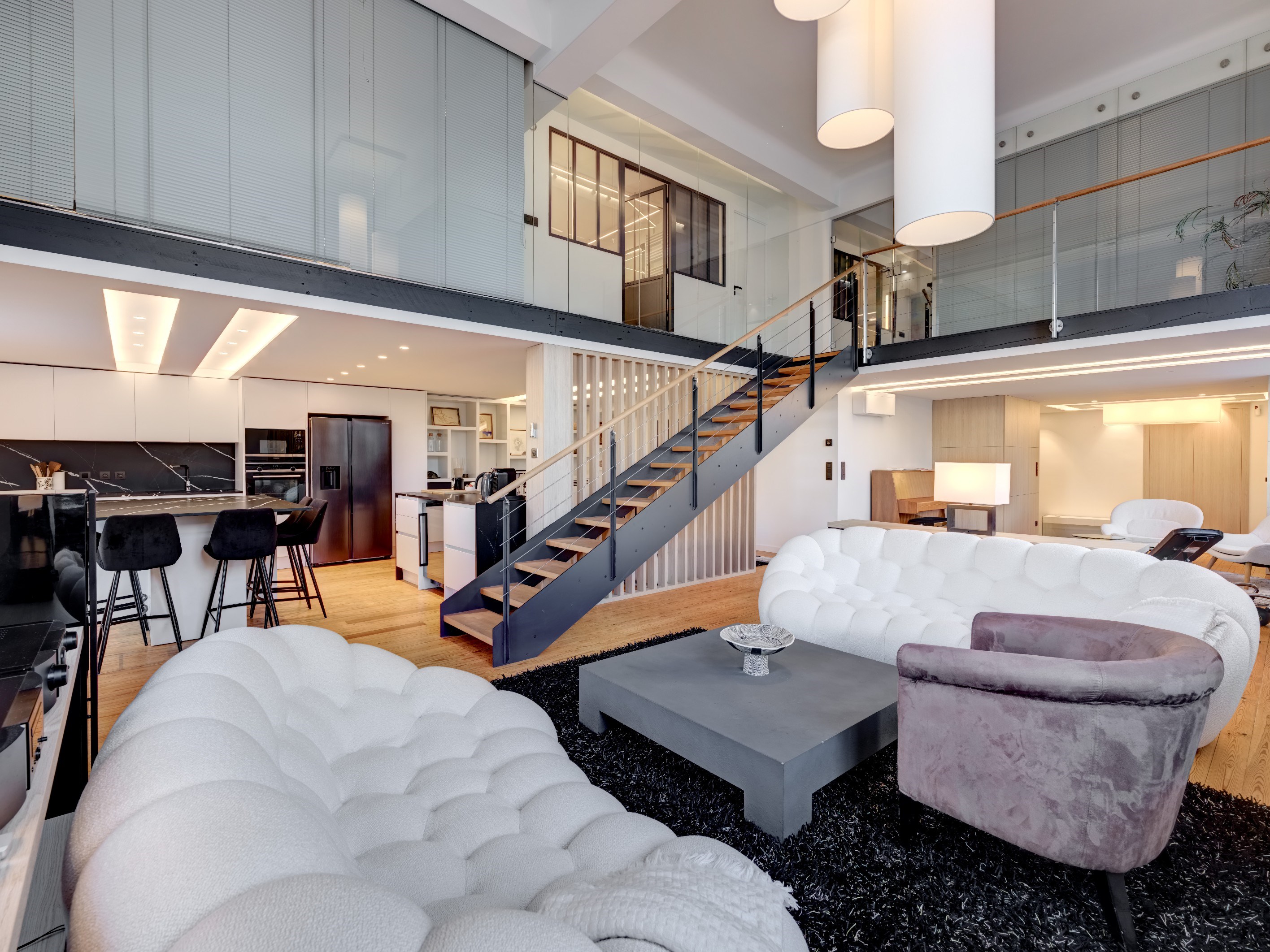  155 sqm Renovated Loft for Sale in Cannes Montfleury, Gallia Residence - 物件實景