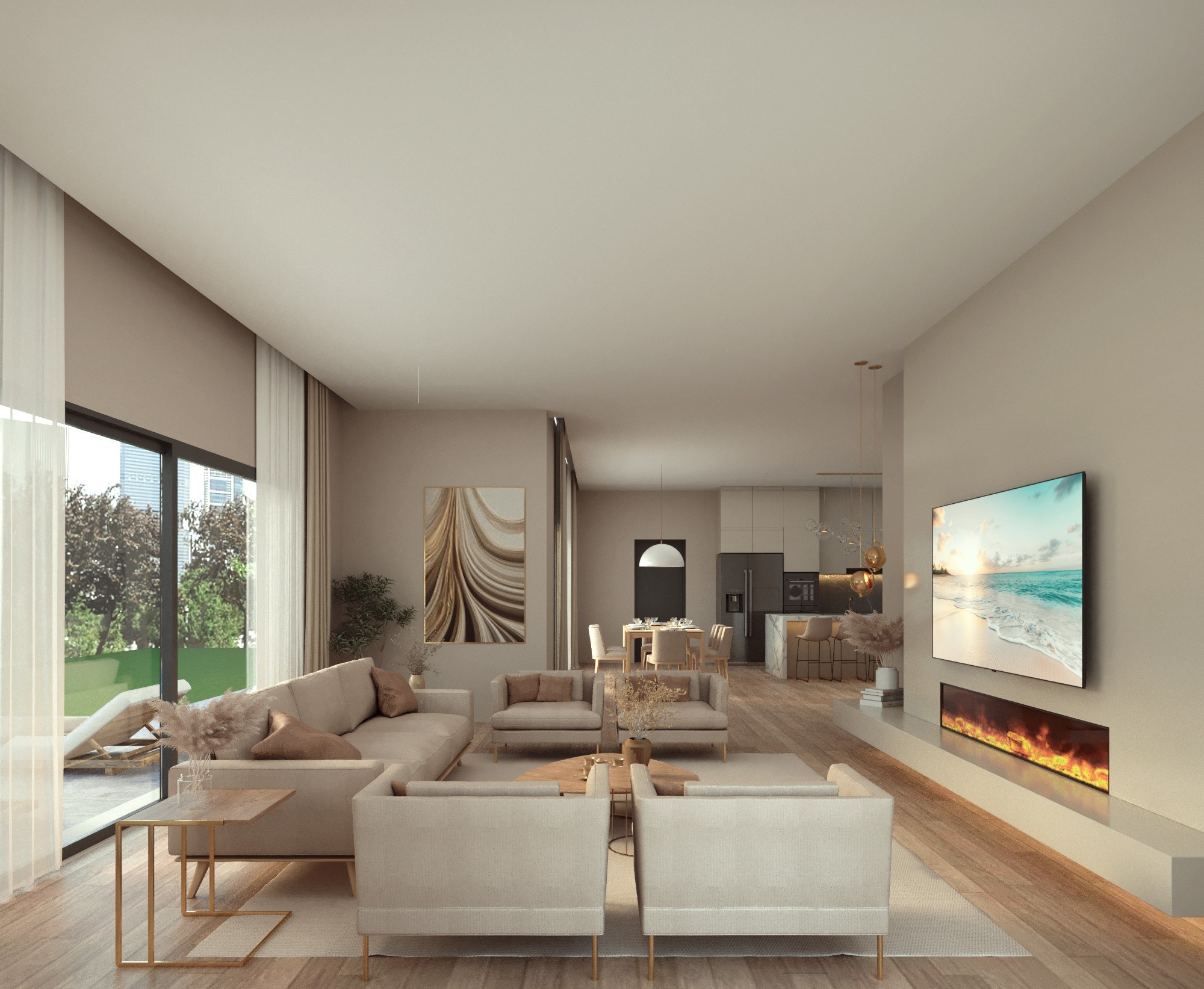  New contemporary villa with pool in Plascassier, near Valbonne - 物件實景