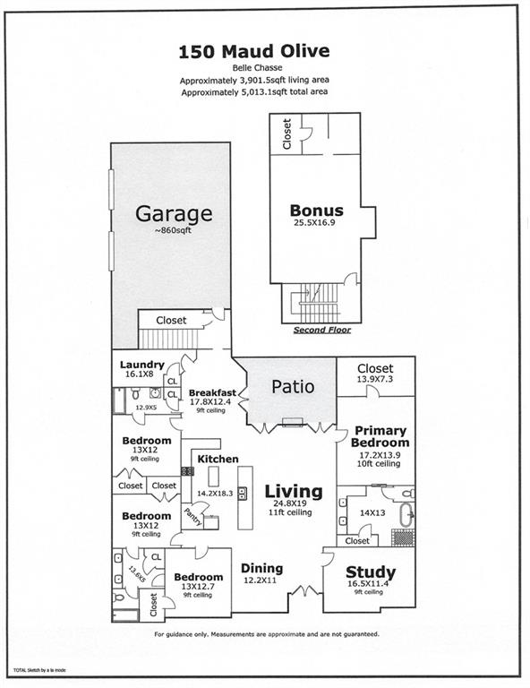 Belle Chasse, Louisiana, 70037, United States, 4 Bedrooms Bedrooms, ,3 BathroomsBathrooms,Residential,For Sale,1818927