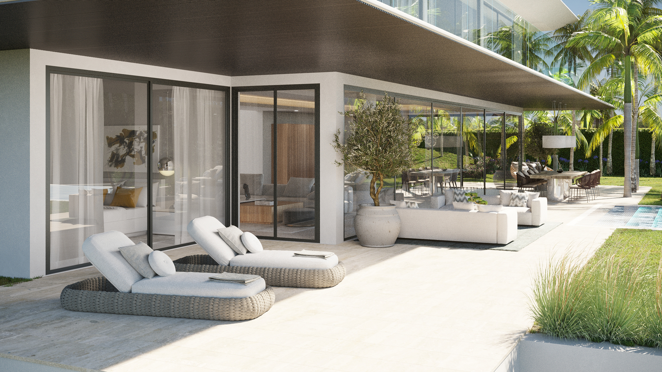  Contemporary villa with sea views in Hacienda Las Chapas - 物件實景