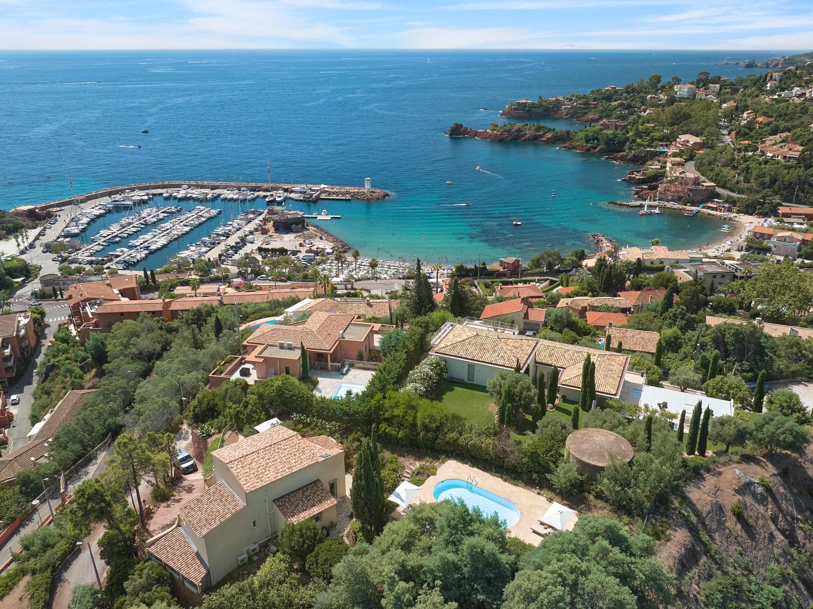  Charming Villa in Théoule-sur-Mer with Southwest Exposure and Panoramic Sea Vie… - 物件實景